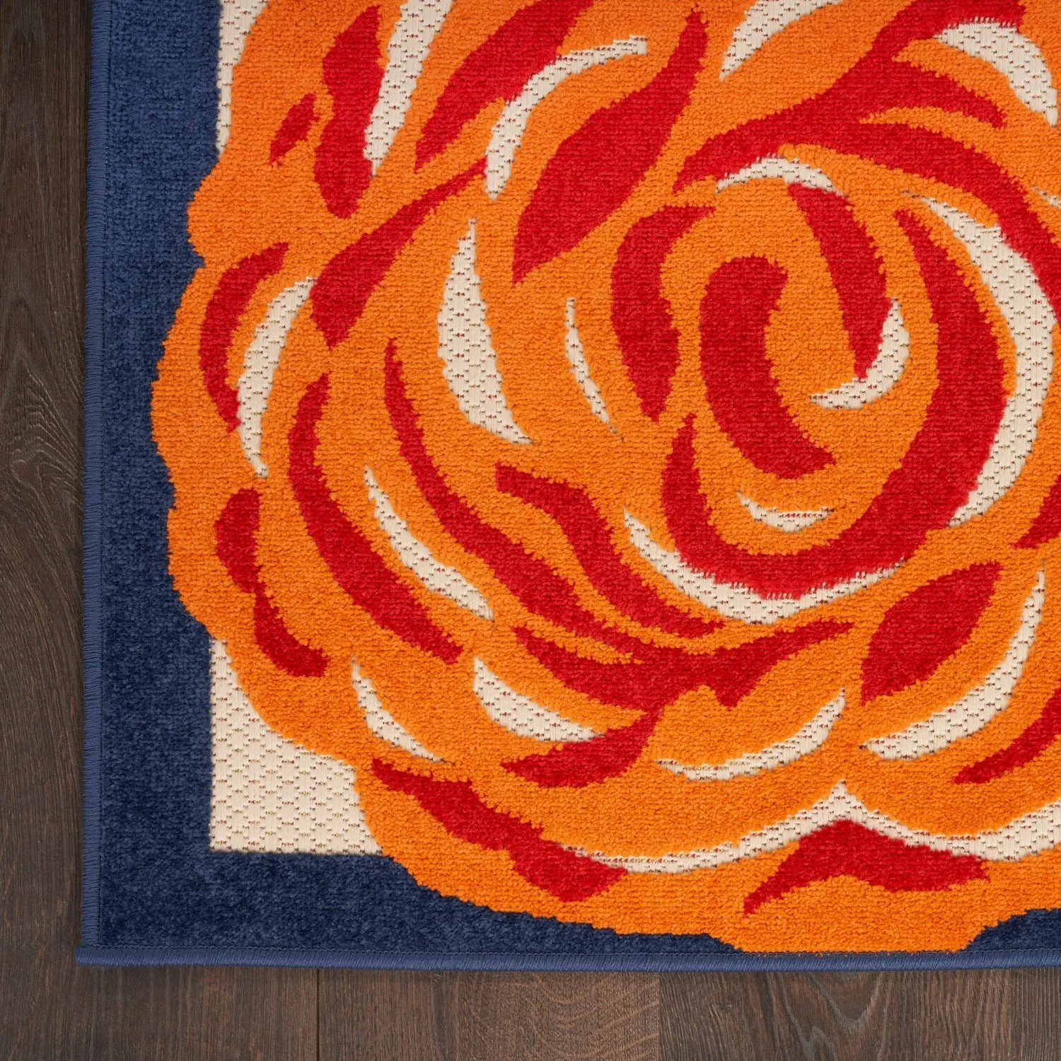 Aloha Multicolor Contemporary Indoor/Outdoor Rug