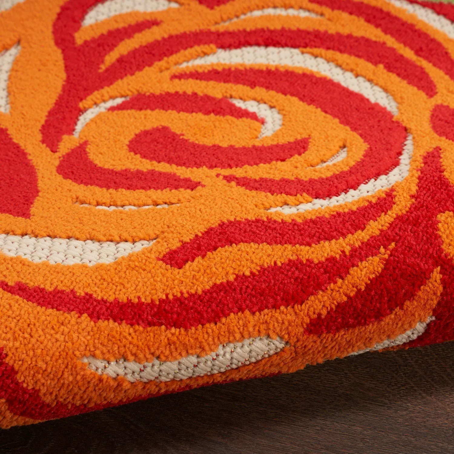 Aloha Multicolor Contemporary Indoor/Outdoor Rug
