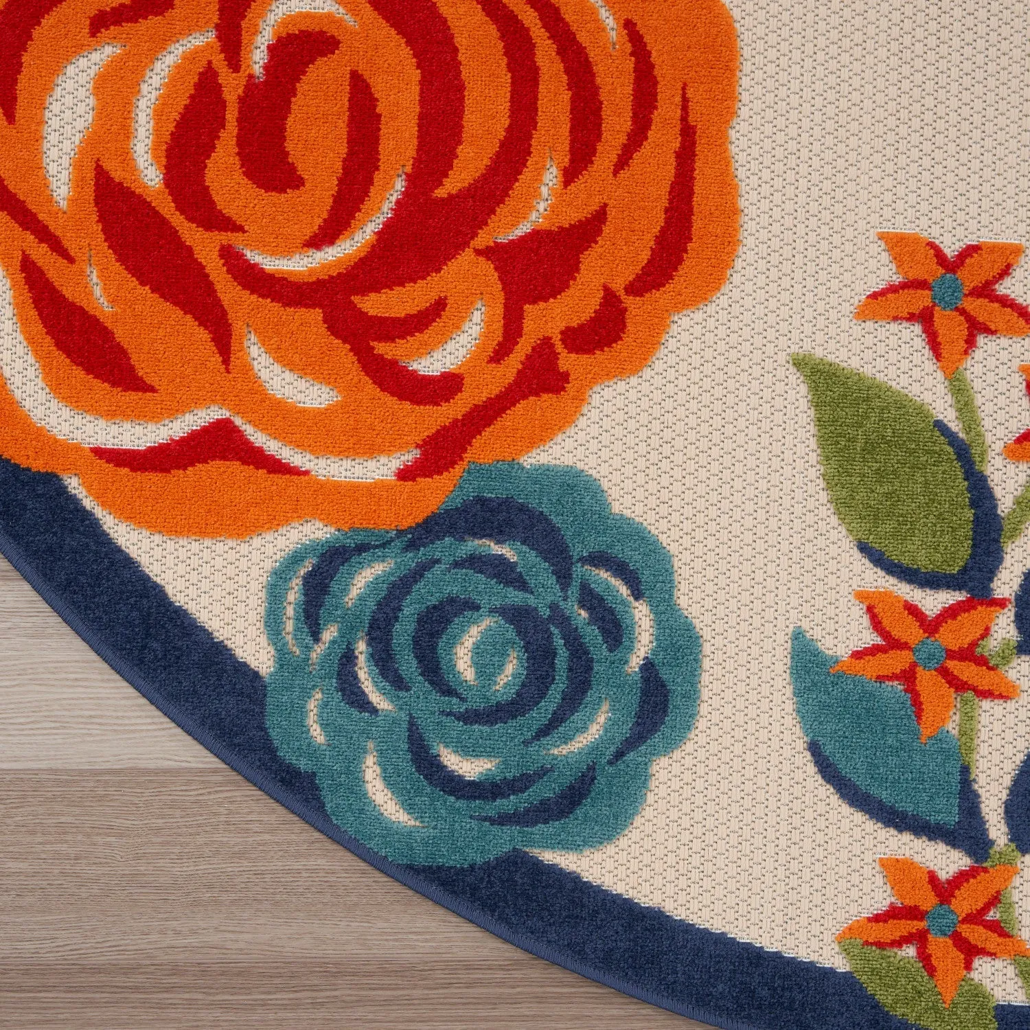 Aloha Multicolor Contemporary Indoor/Outdoor Rug