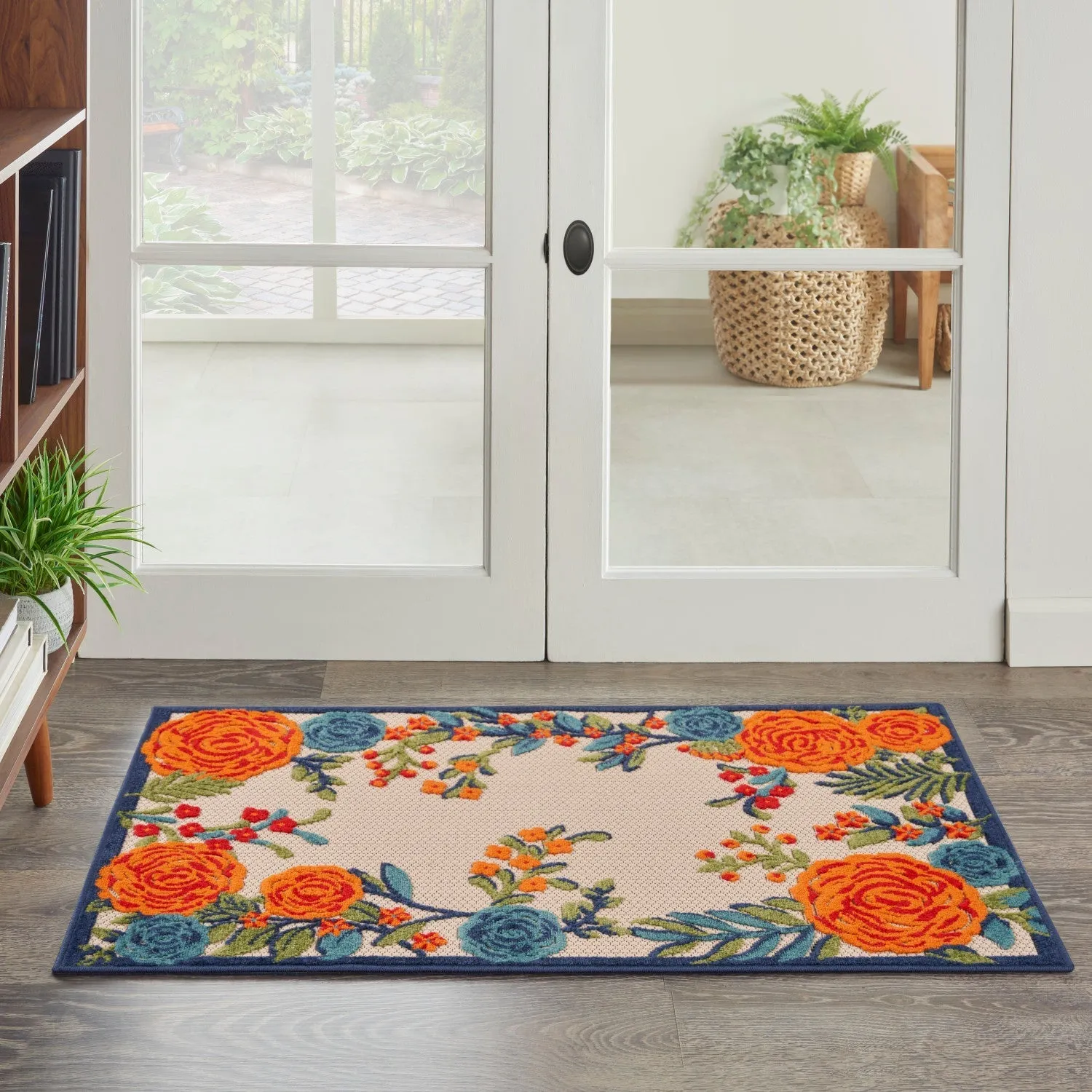 Aloha Multicolor Contemporary Indoor/Outdoor Rug