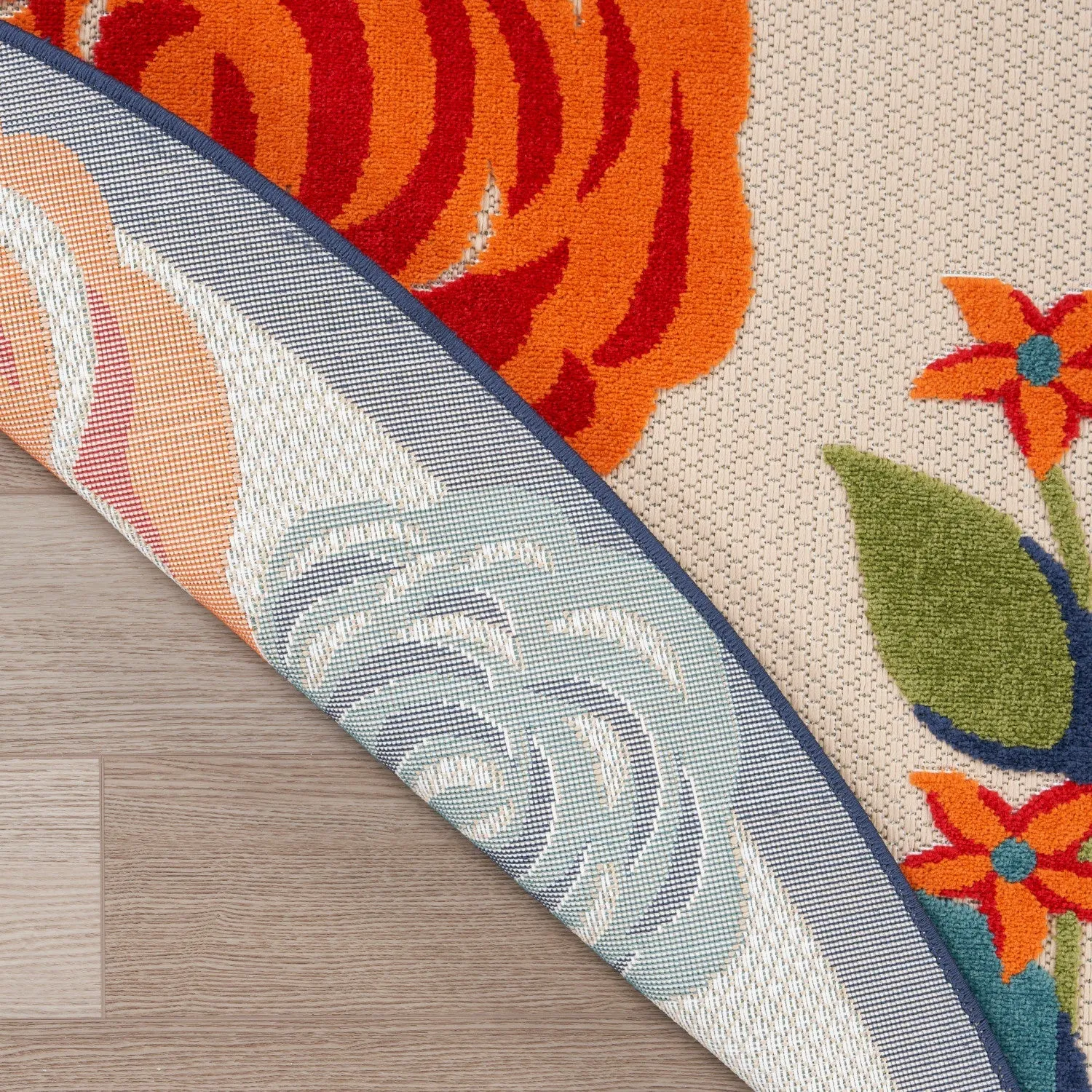 Aloha Multicolor Contemporary Indoor/Outdoor Rug