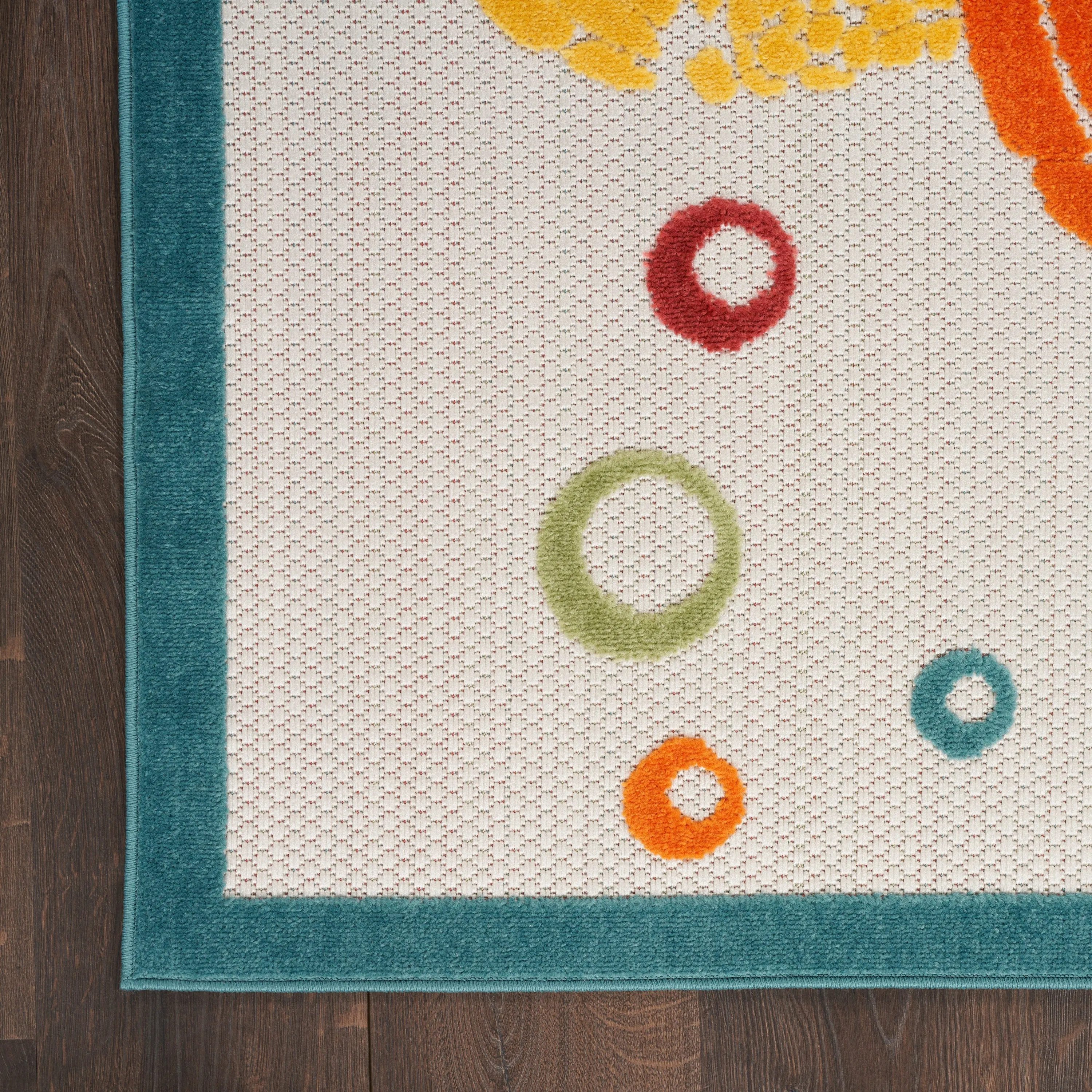 Aloha Teal Multi Rug