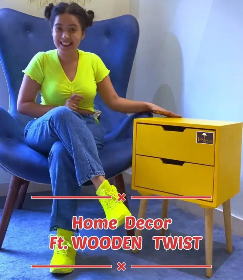 Amazing Bedside Table with Two Drawers