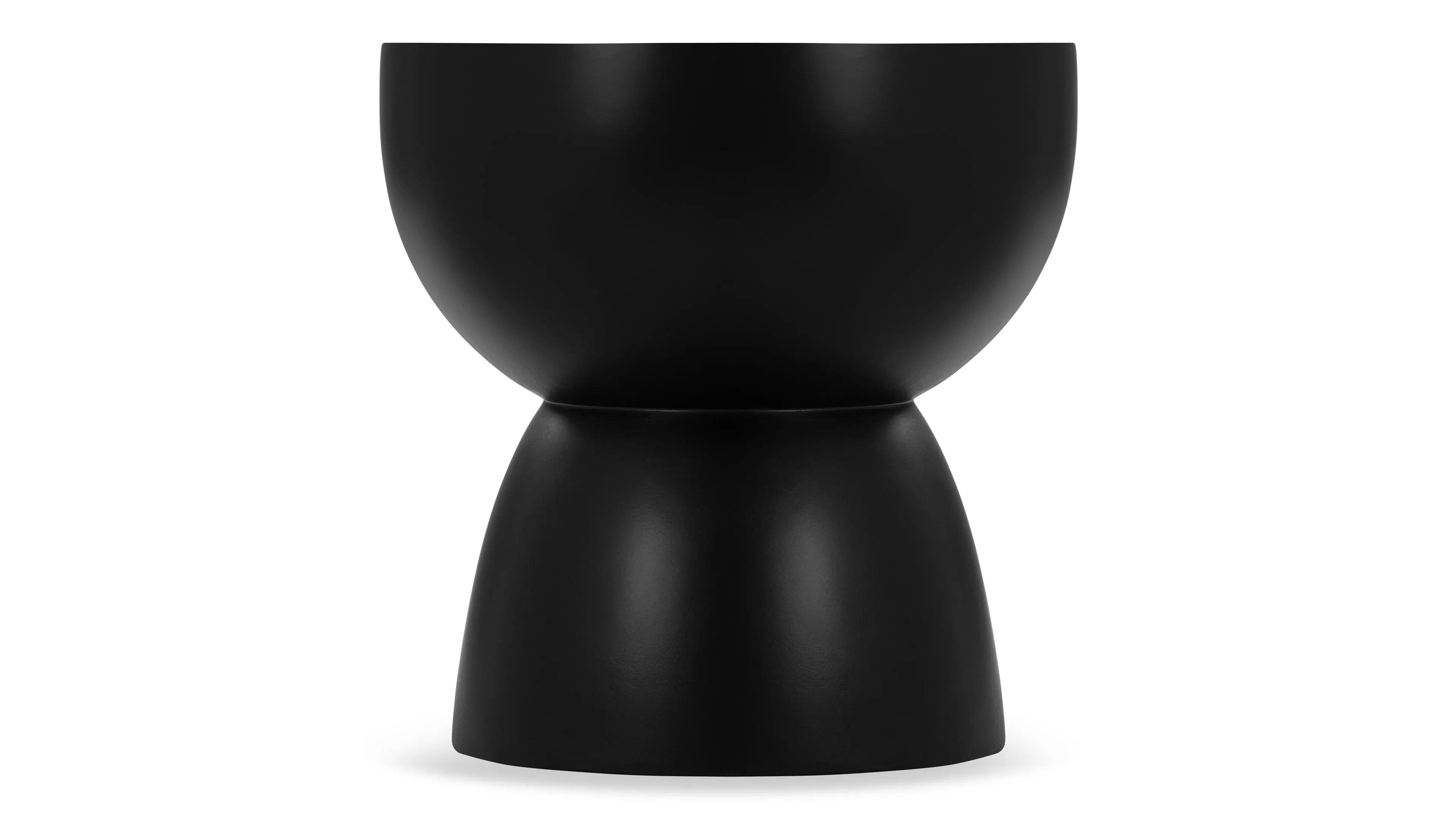 Optimized title: Stylish Aura Black Concrete Side Table