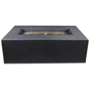Blaze 60-Inch Rectangular Concrete Gas Fire Pit Table