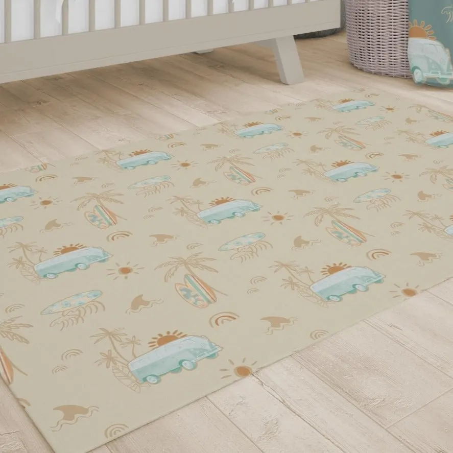 Boho Surfer Nursery Rug
