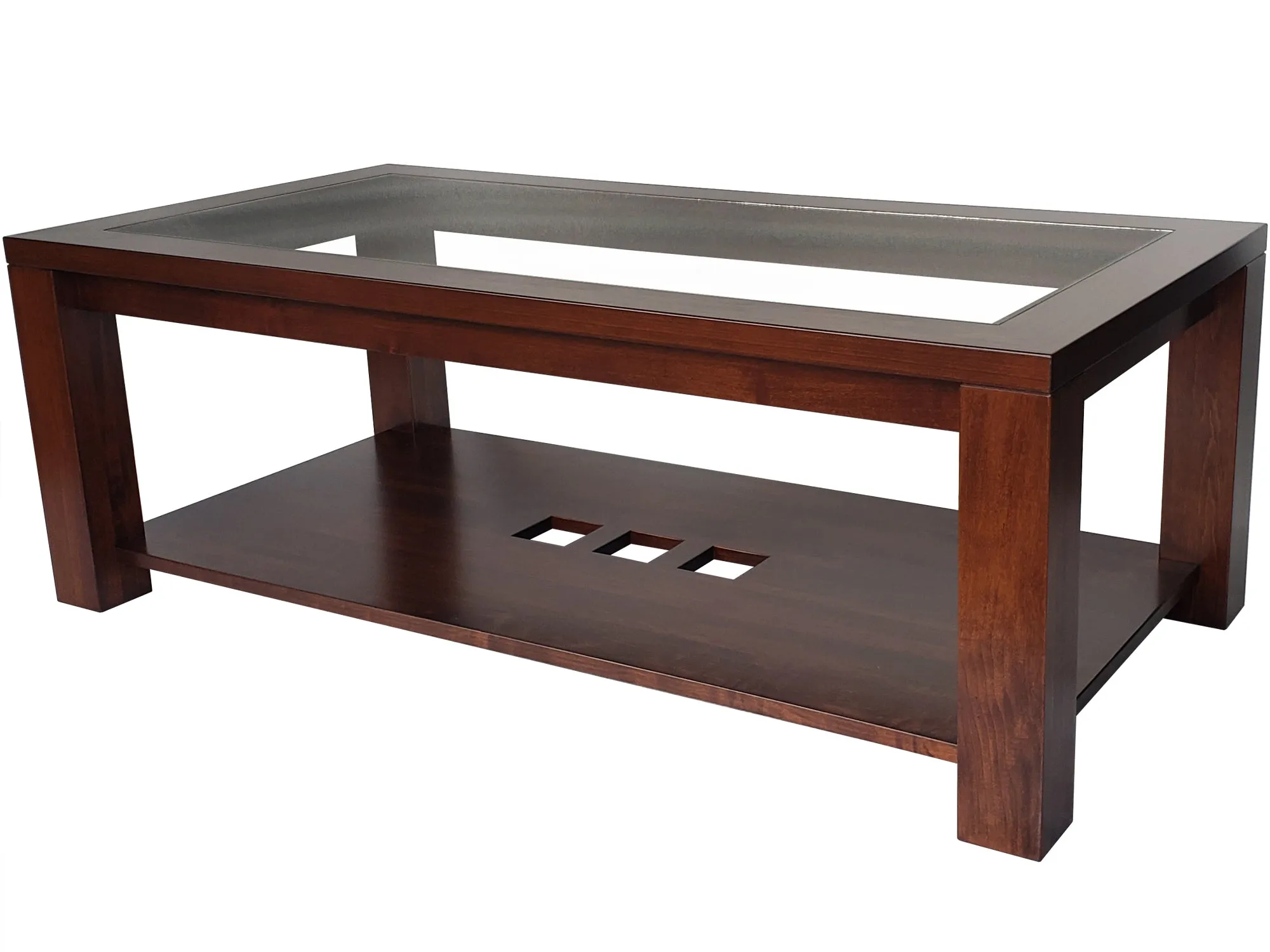 Boxwood Glass Top Coffee Table