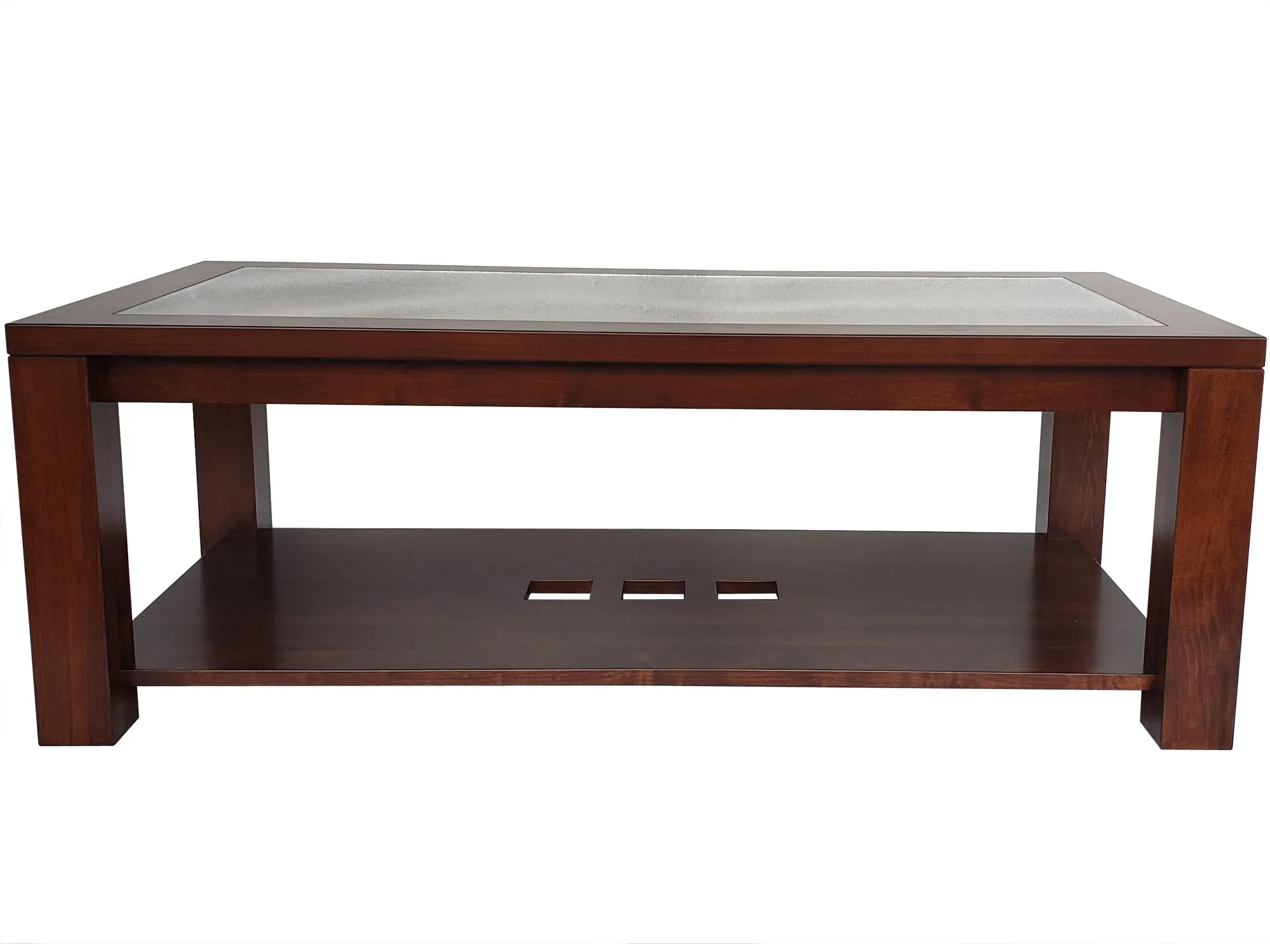 Boxwood Glass Top Coffee Table