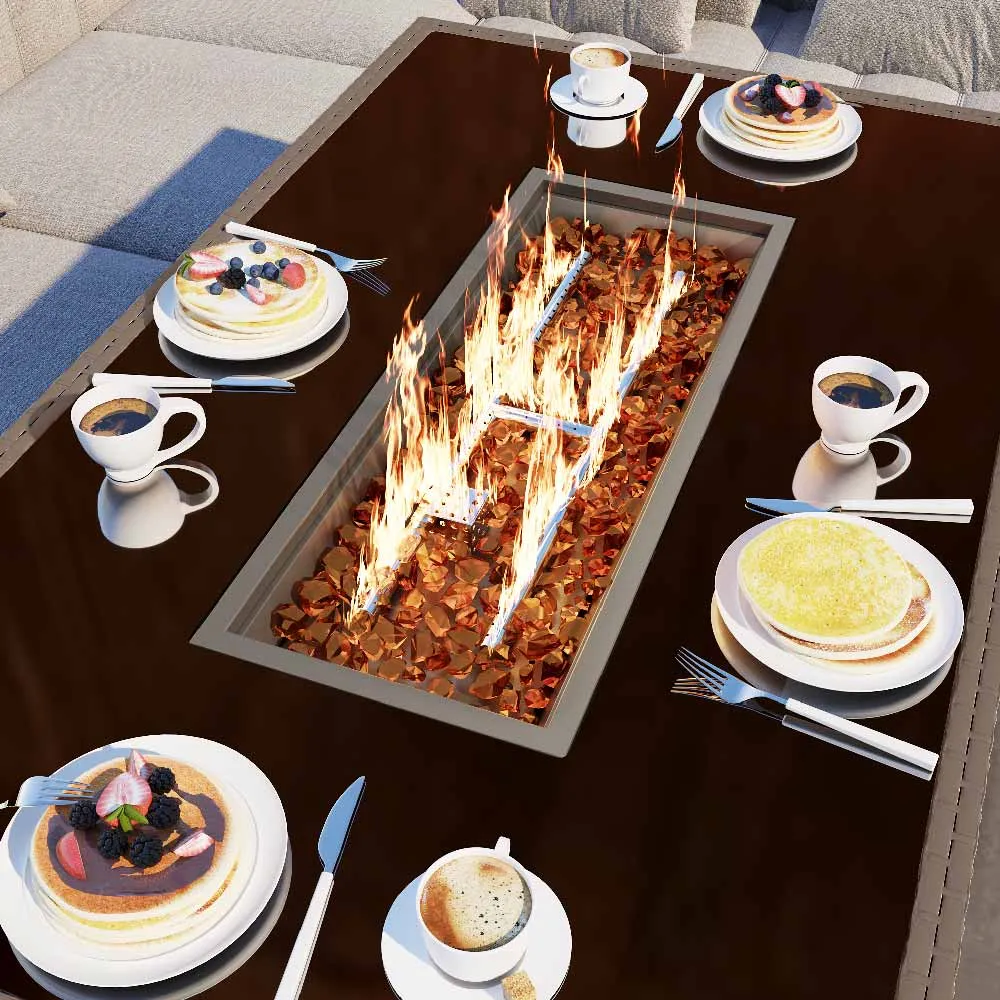 BRAZI Propane Fire Pit Table (60,000 BTU)