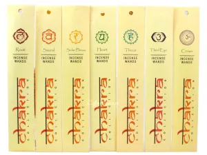 Chakra Natural Incense Wands (Complete Set)