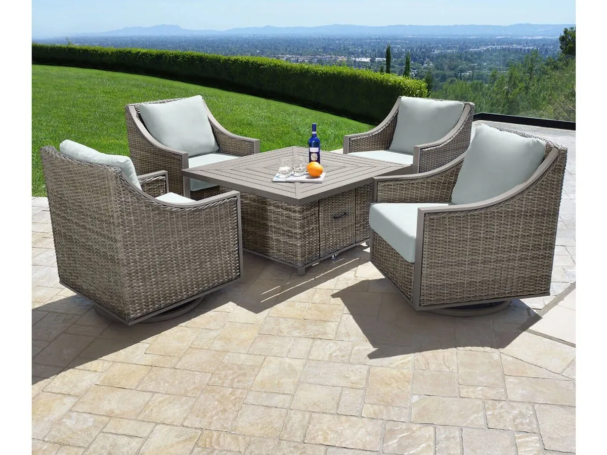 Corbin 5-pc Outdoor Fire Chat Set