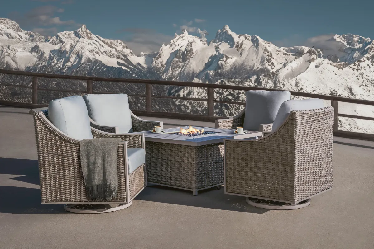 Corbin 5-pc Outdoor Fire Chat Set