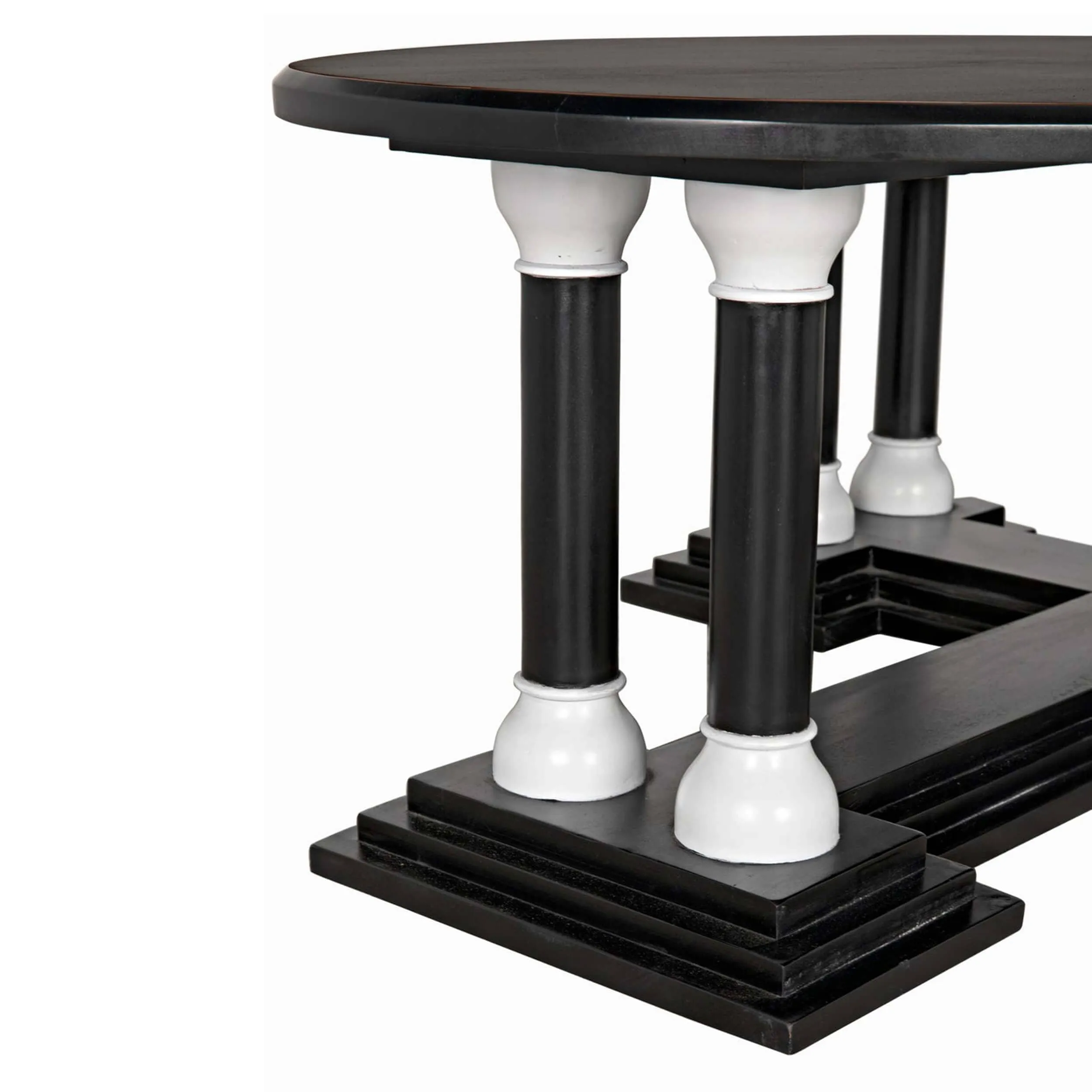 Desoto Coffee Table, Pale/Solid White