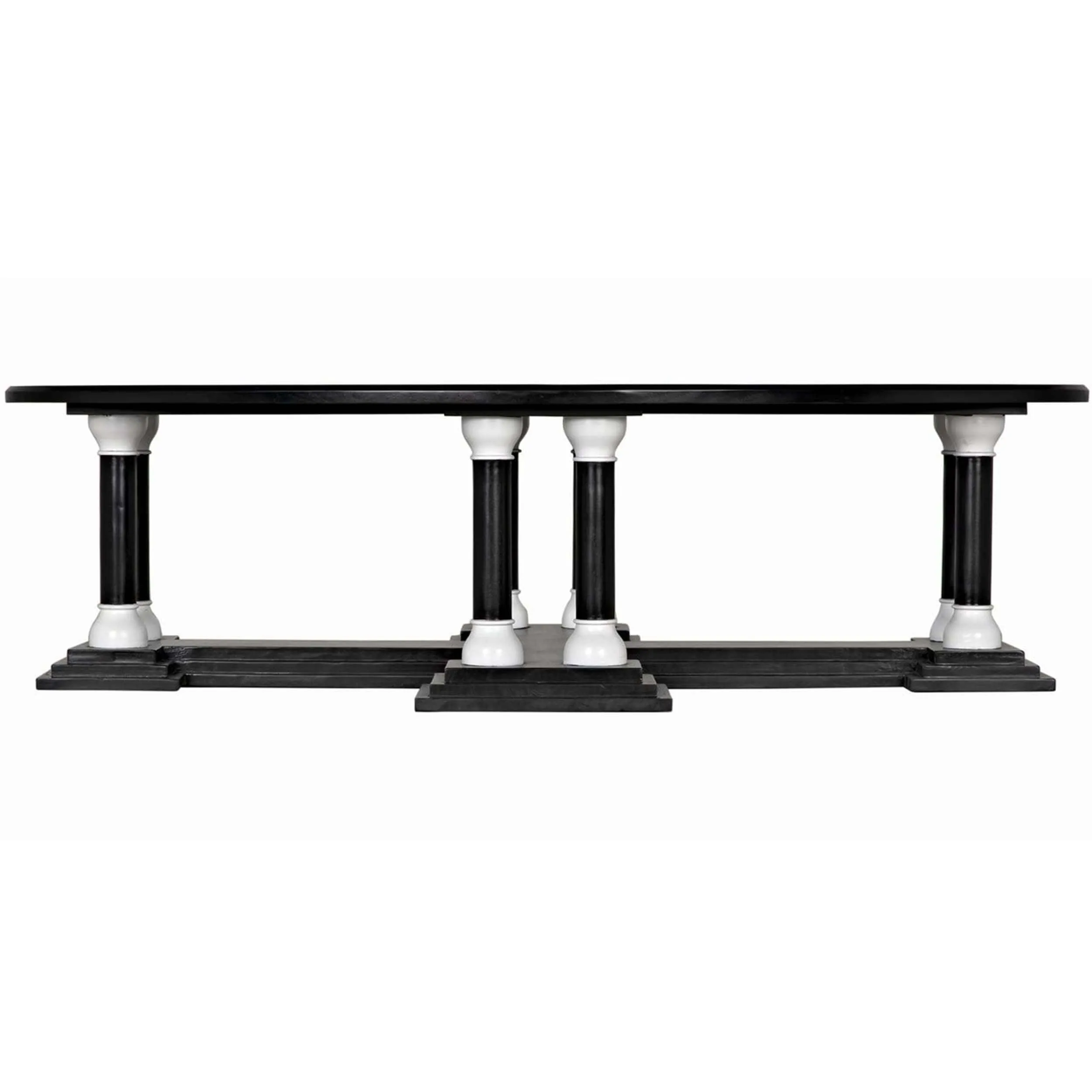 Desoto Coffee Table, Pale/Solid White