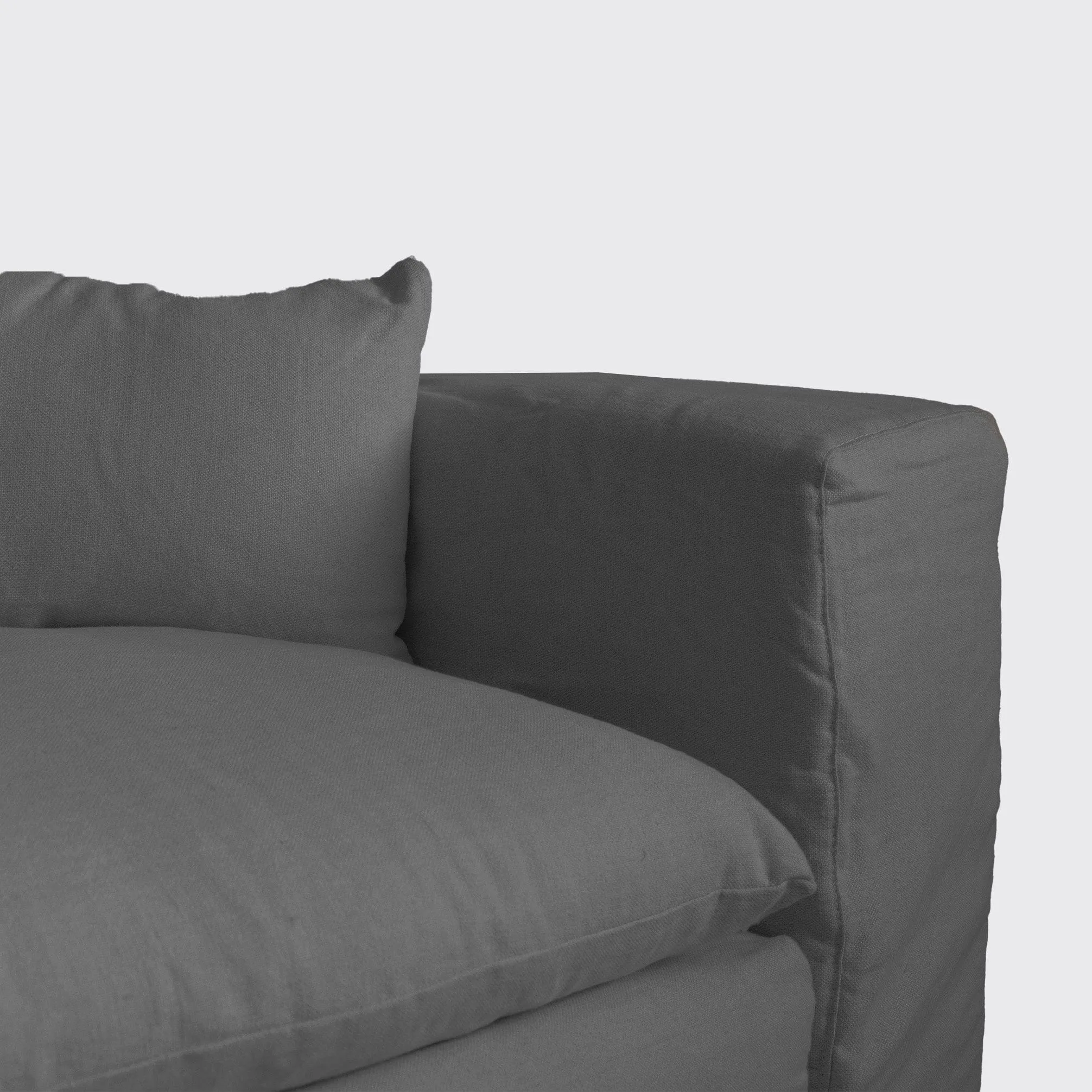 Extra Cover Ibiza Haven Linen Corner Sofa | 270x105/270x70cm