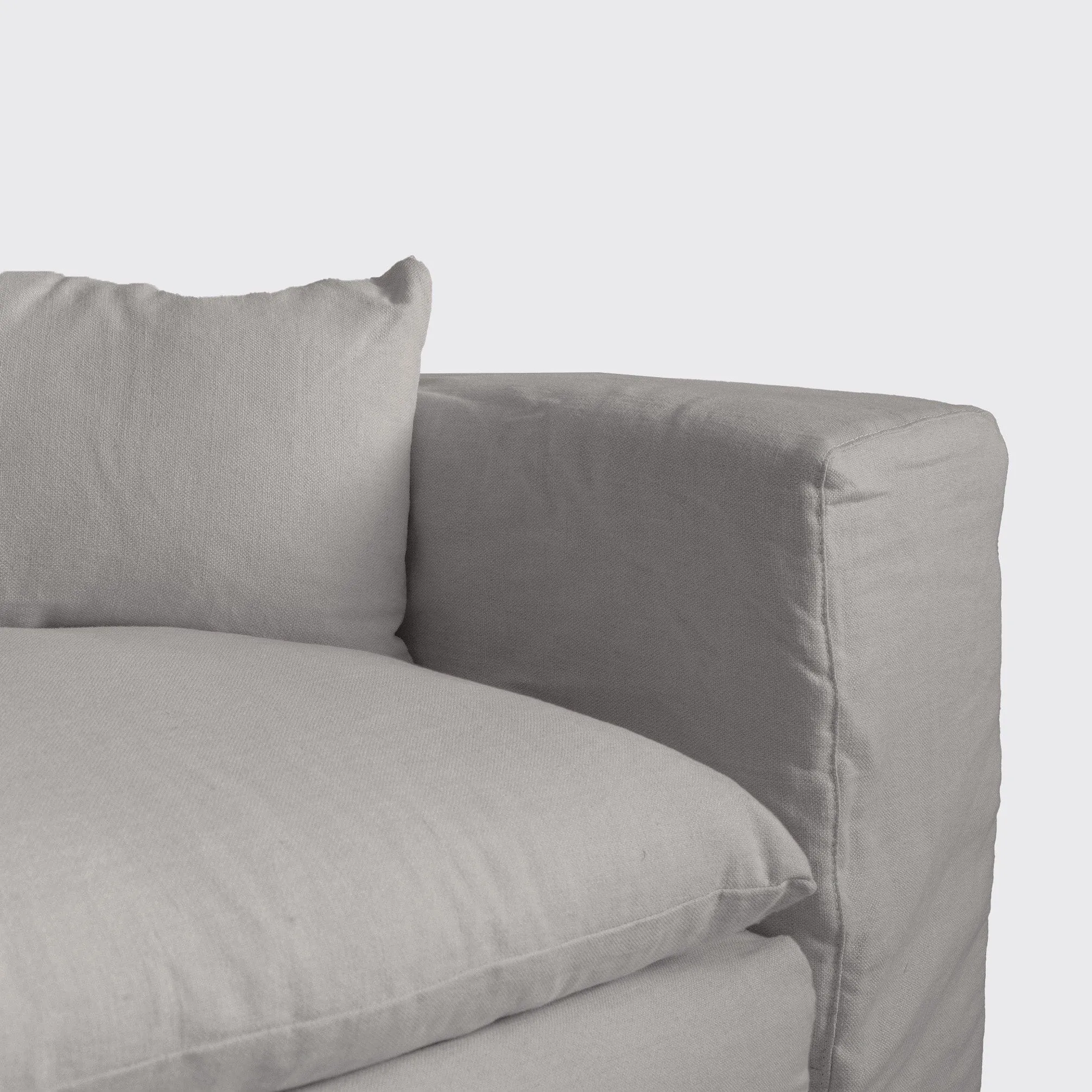 Extra Cover Ibiza Haven Linen Corner Sofa | 270x105/270x70cm