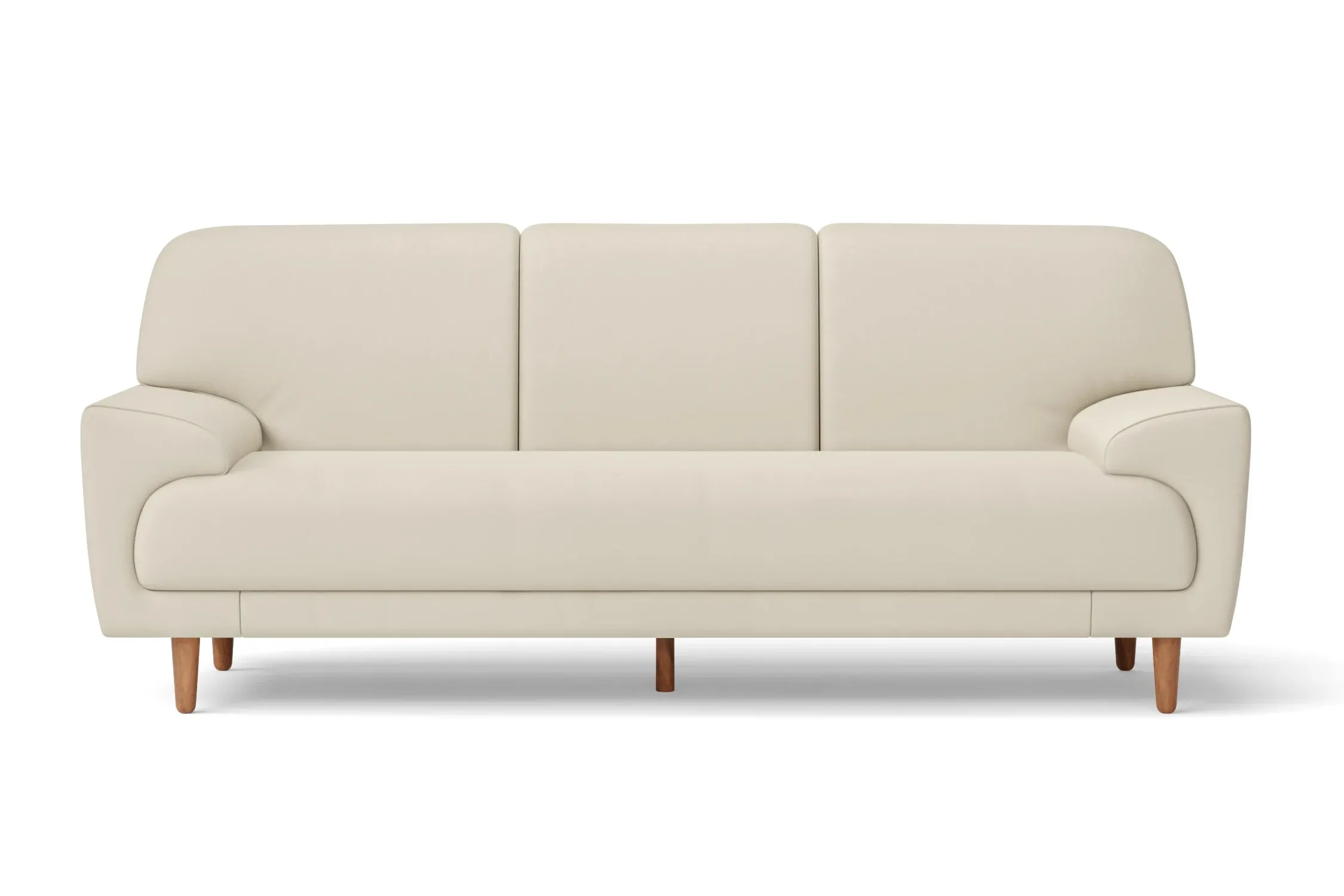 Ferrara 3 Seater Sofa Cream Leather