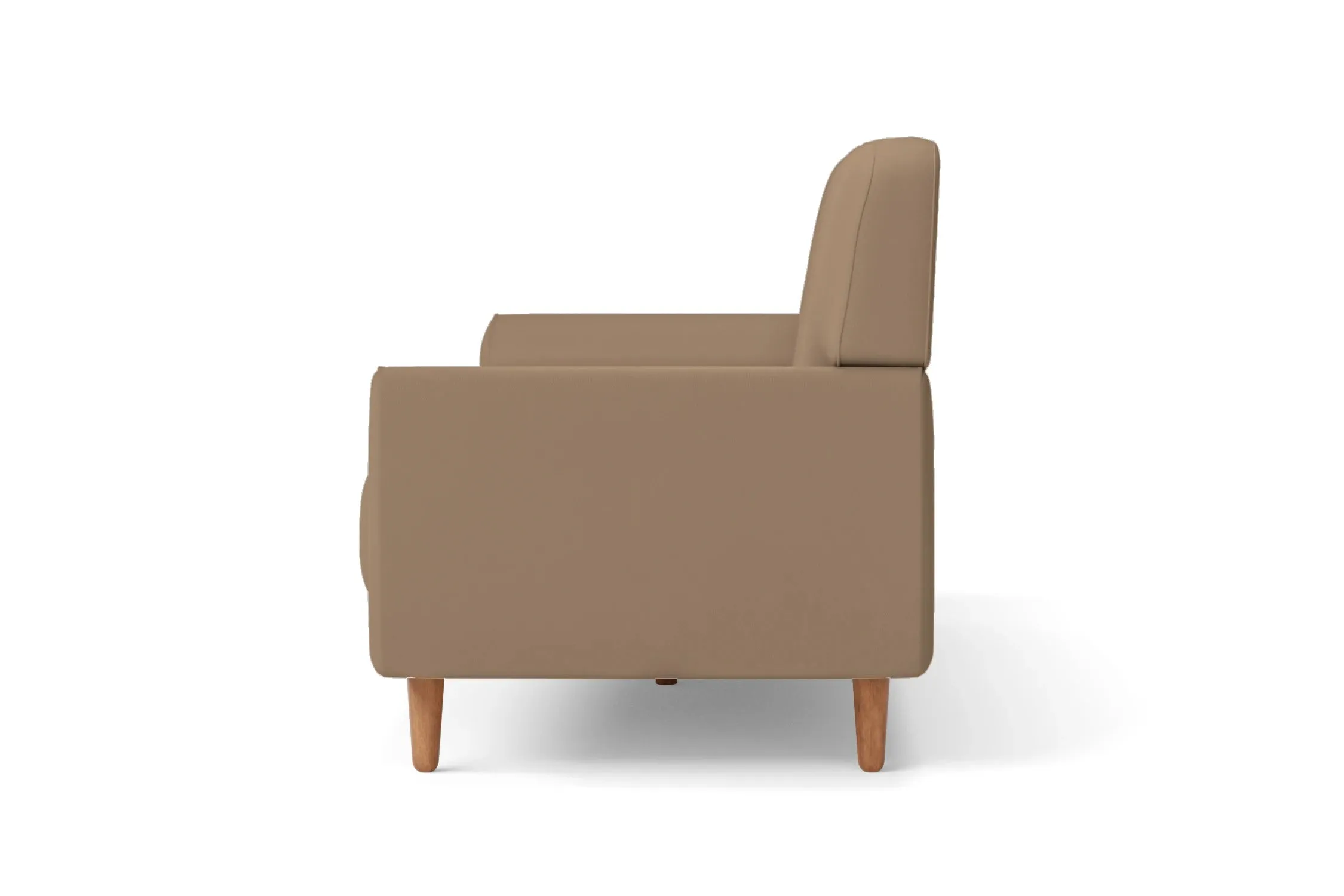 Ferrara 3 Seater Sofa Stone Leather