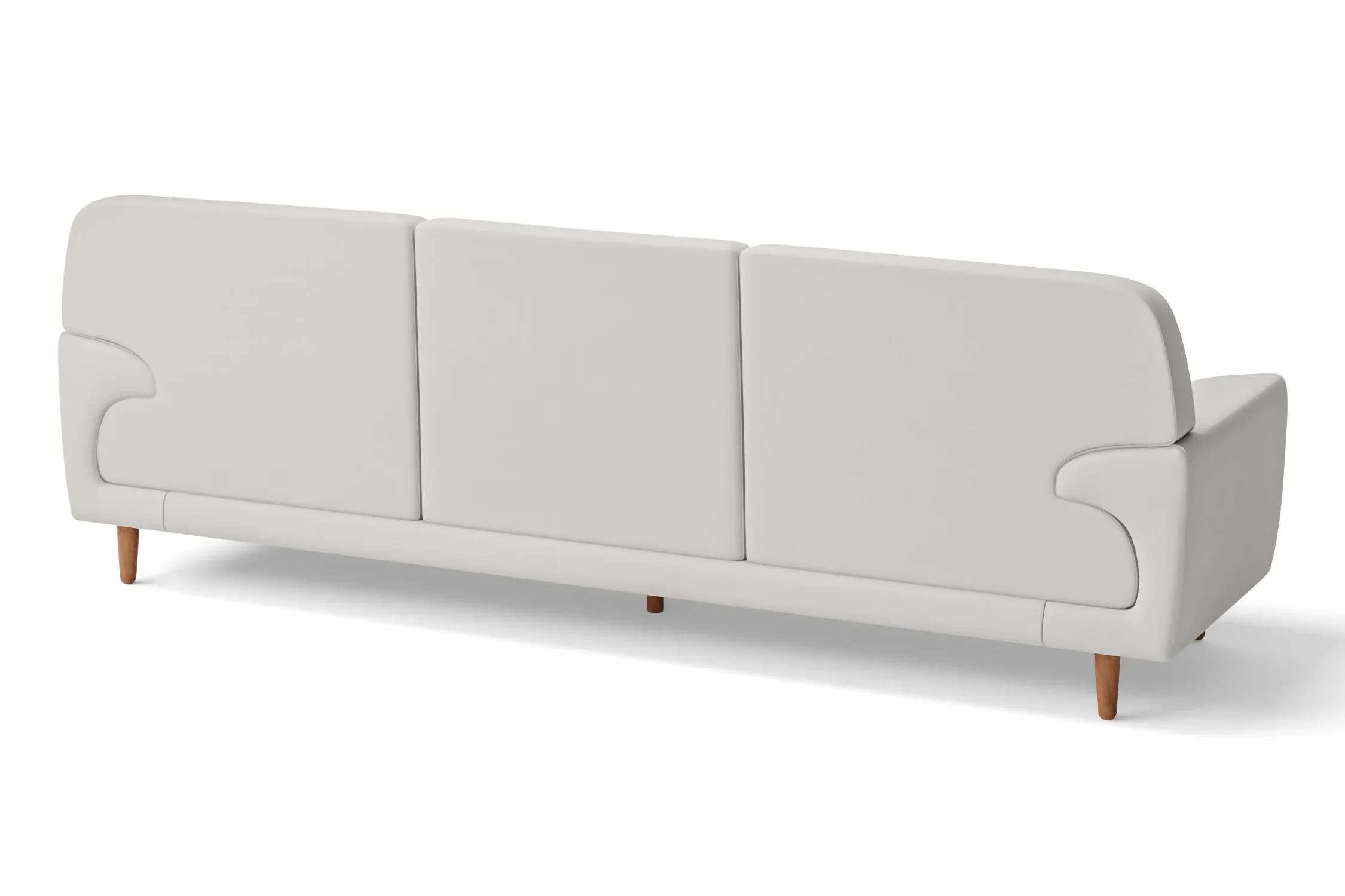Ferrara 4 Seater Sofa White Leather