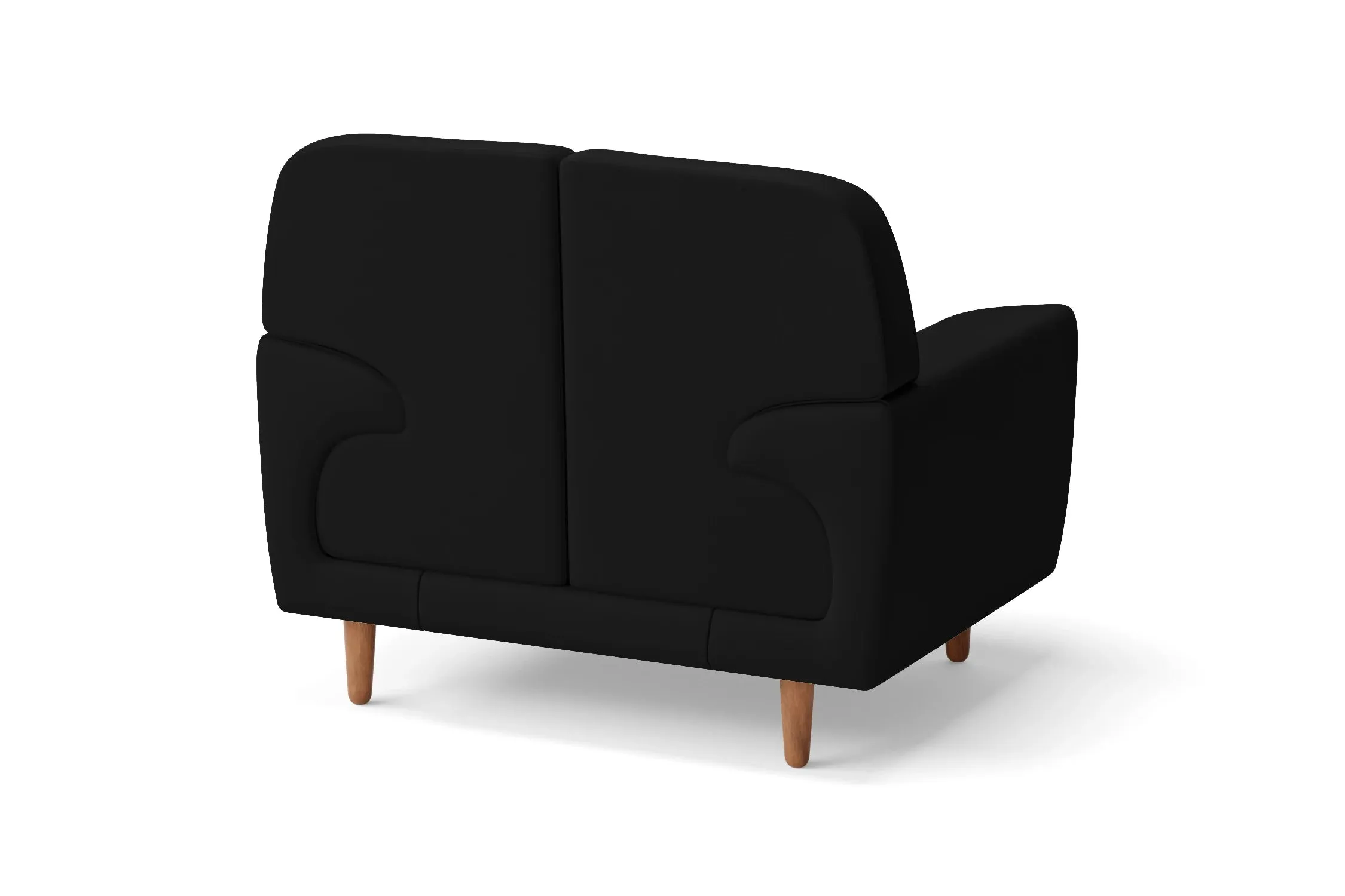 Ferrara Armchair Black Leather