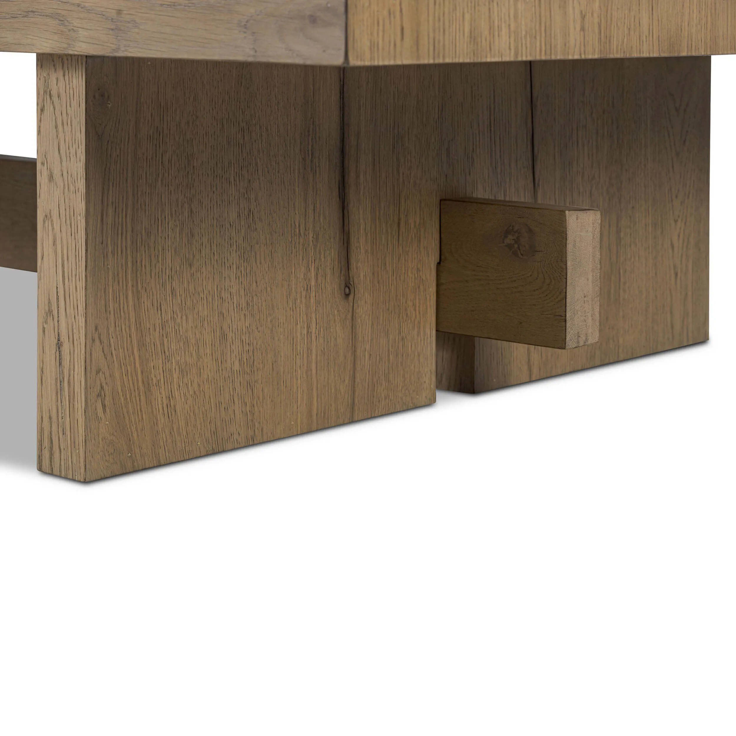 Isaac Coffee Table, Rubbed Light