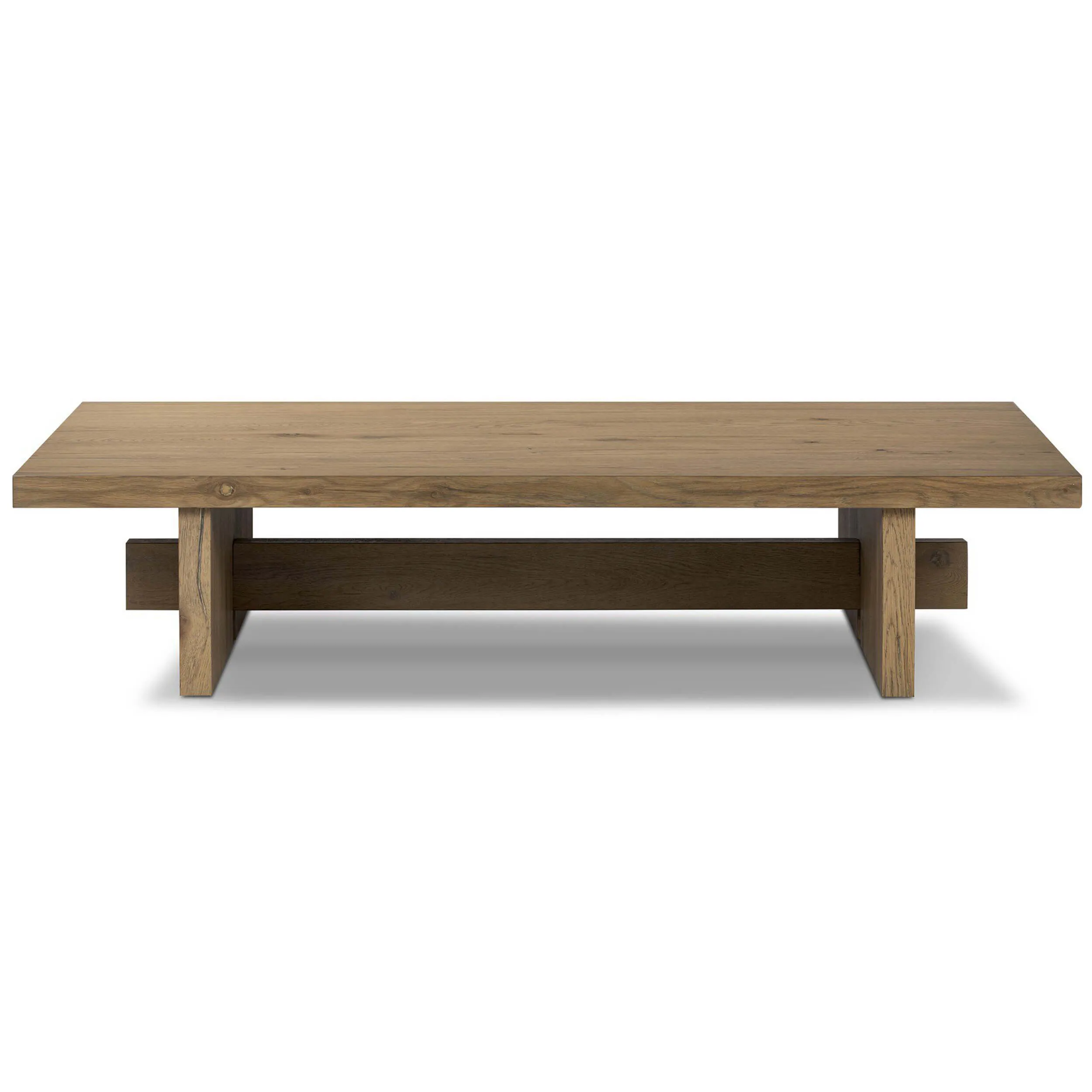 Isaac Coffee Table, Rubbed Light