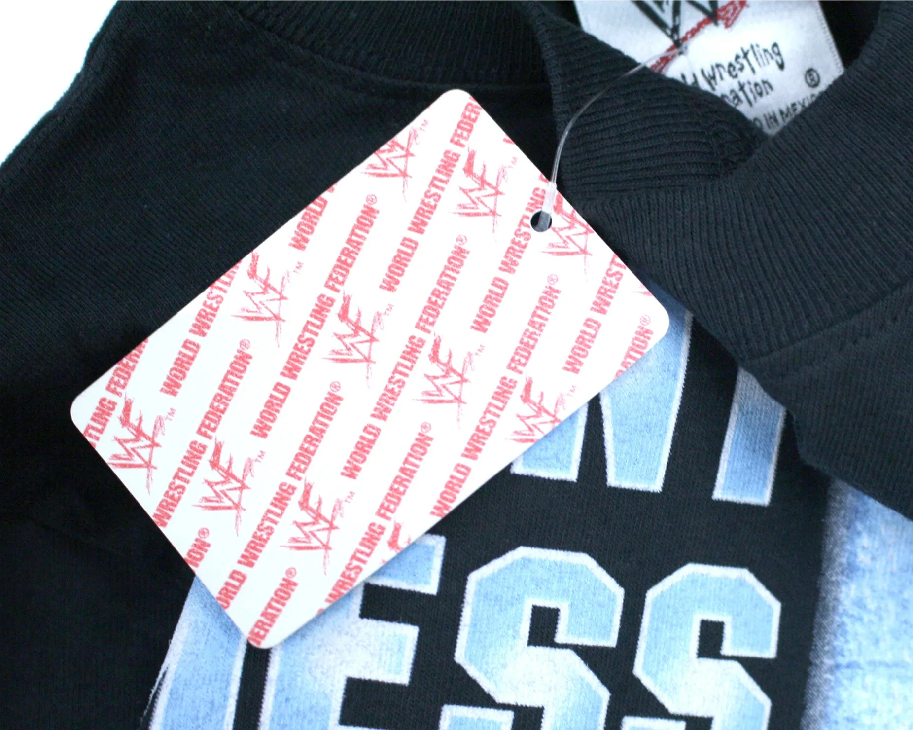 *KIDS SIZE* WWF STONE COLD STEVE AUSTIN 'DON'T MESS W/' VINTAGE LONGSLEEVE SHIRT