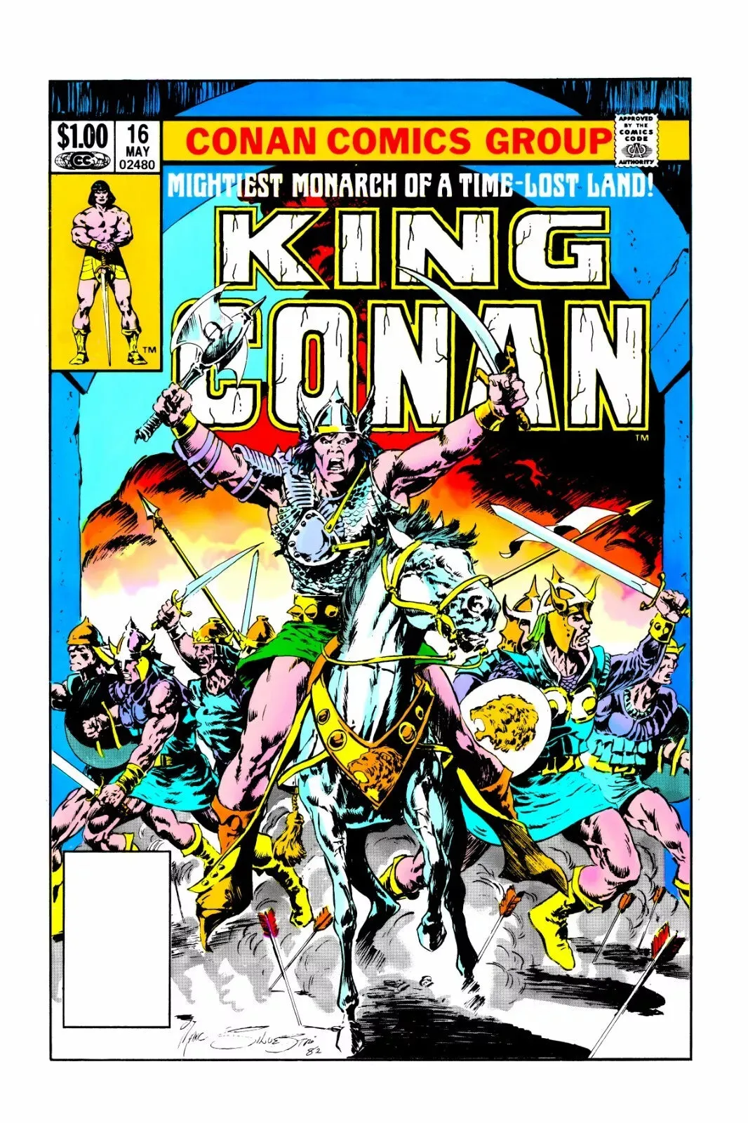 KING CONAN THE ORIGINAL COMICS OMNIBUS HARDCOVER VOL 01 DIRECT MARKET EXCLUSIVE MARC SILVESTRI VARIANT
