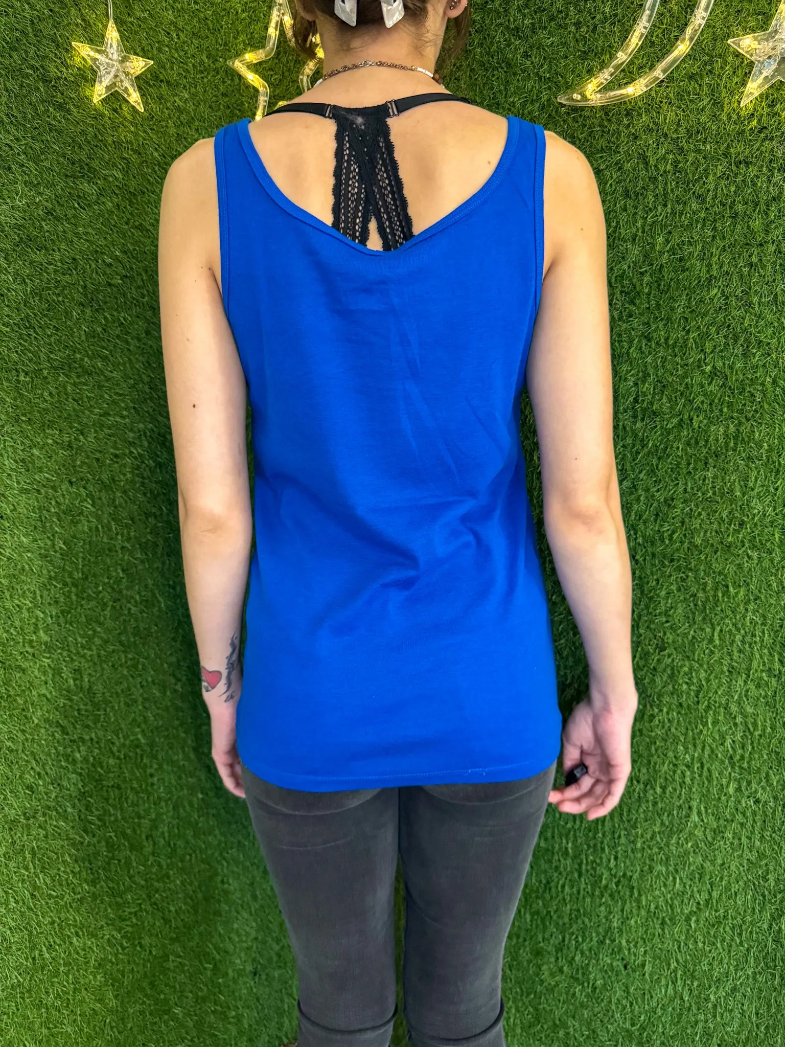 Little Dragons Blue Tank Top L