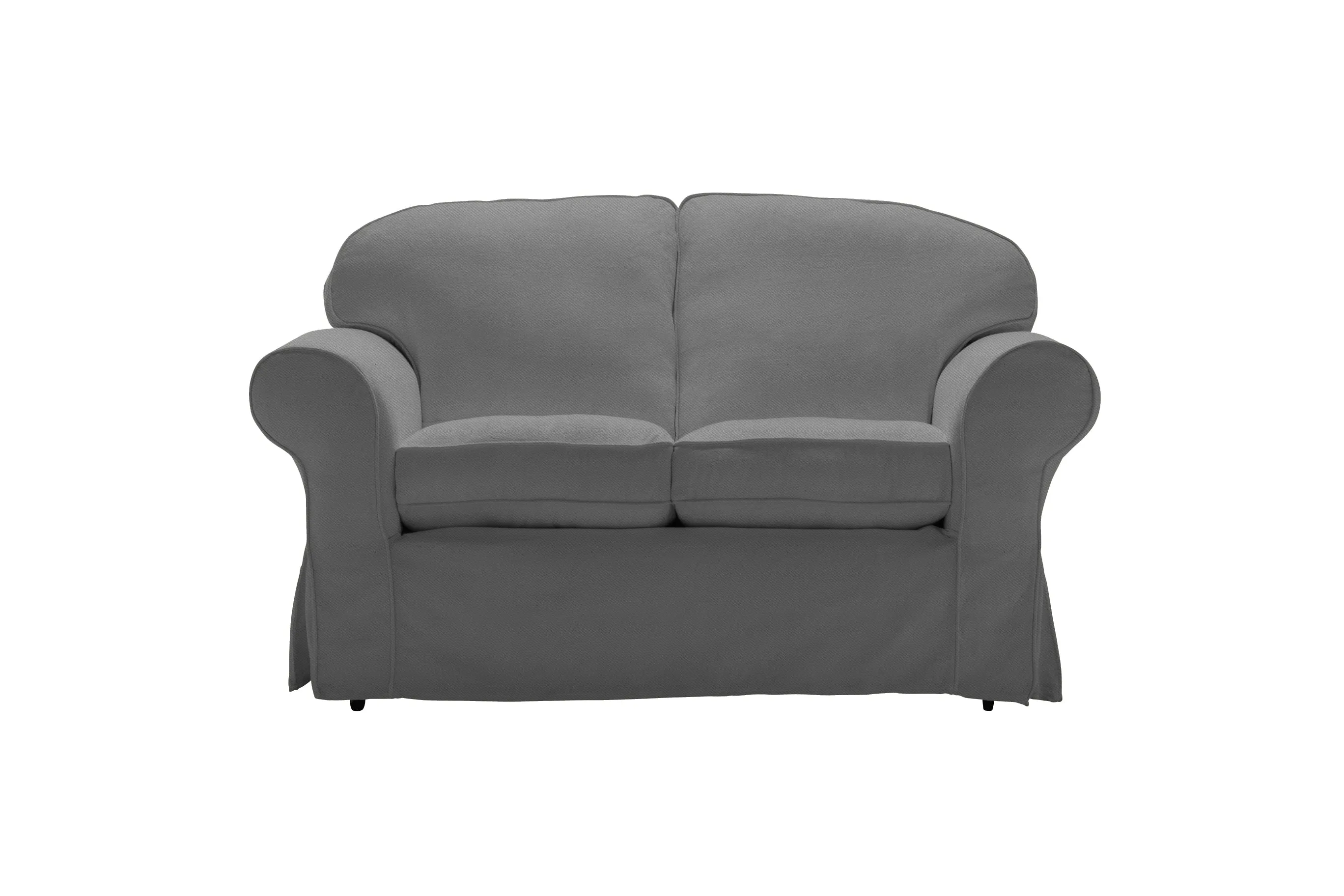 Madrid | 2 Seater Extra Loose Cover | Miami Charcoal