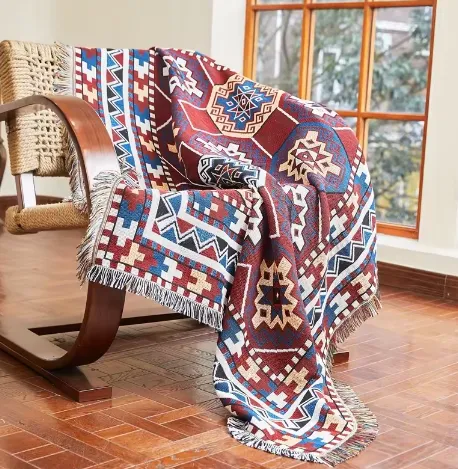 Malwa Bohemian Cotton Picnic Rug Blanket Tapestry