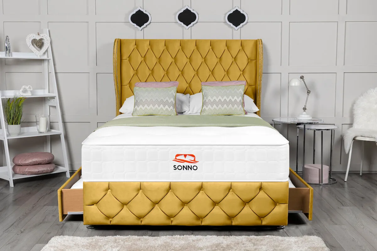 Monaco Wingback Divan Bed