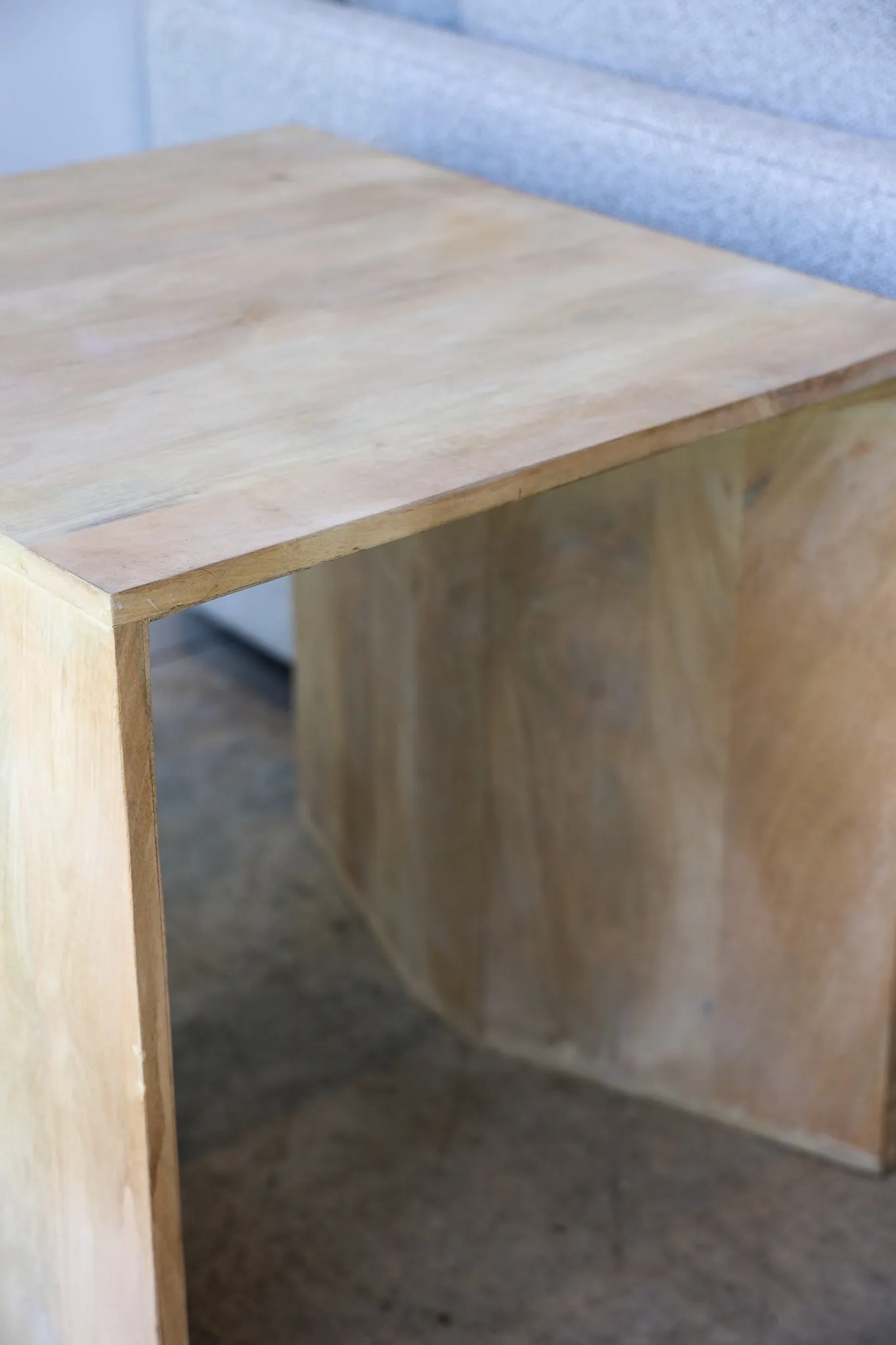 Nate Bleached Mango Wood Accent Table