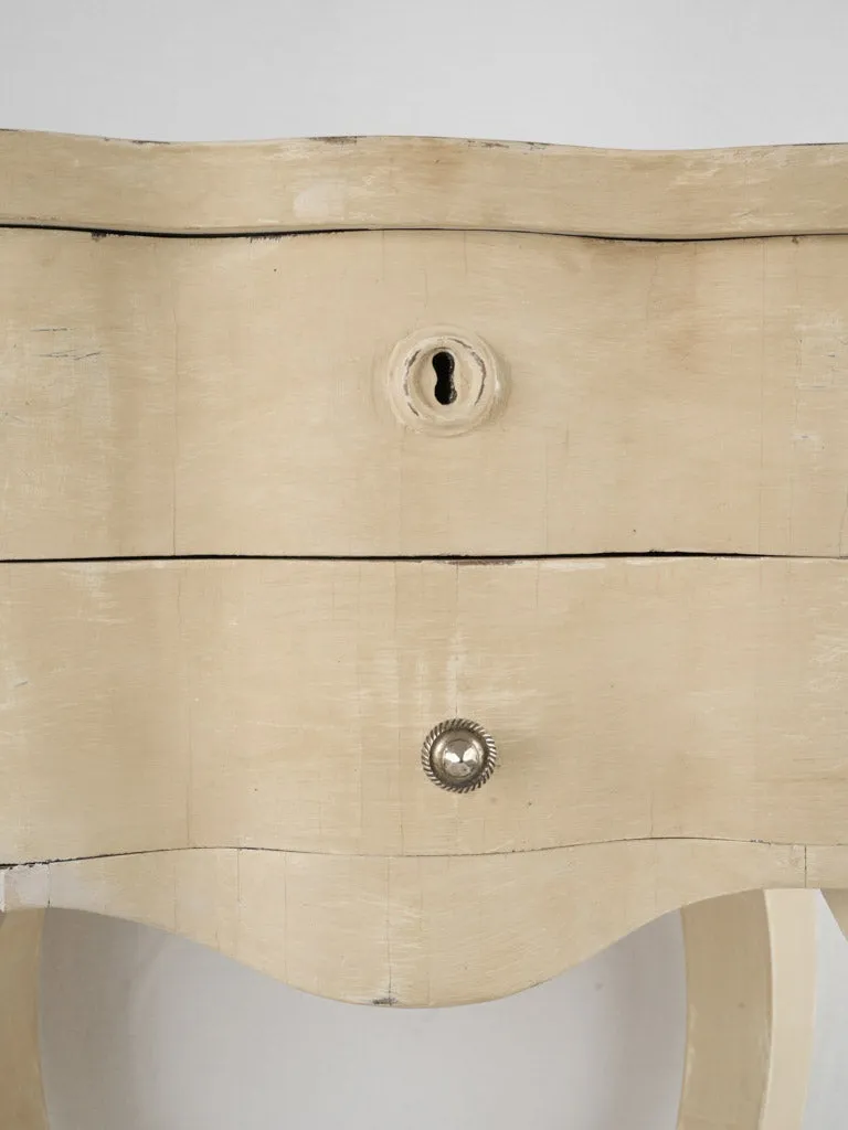 Pair of antique Italian nightstands - beige