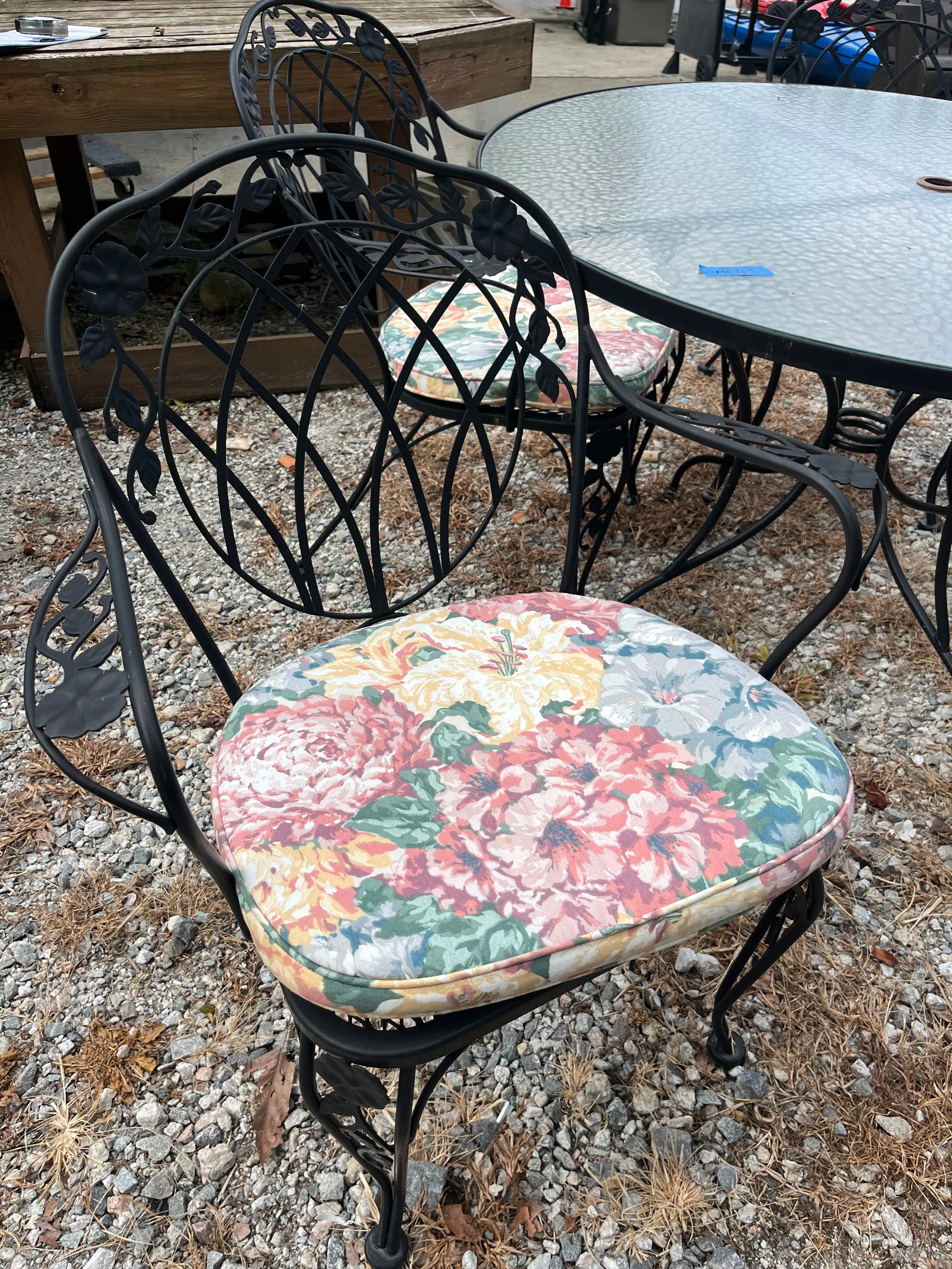 Patio Dining Table with 4 Chairs