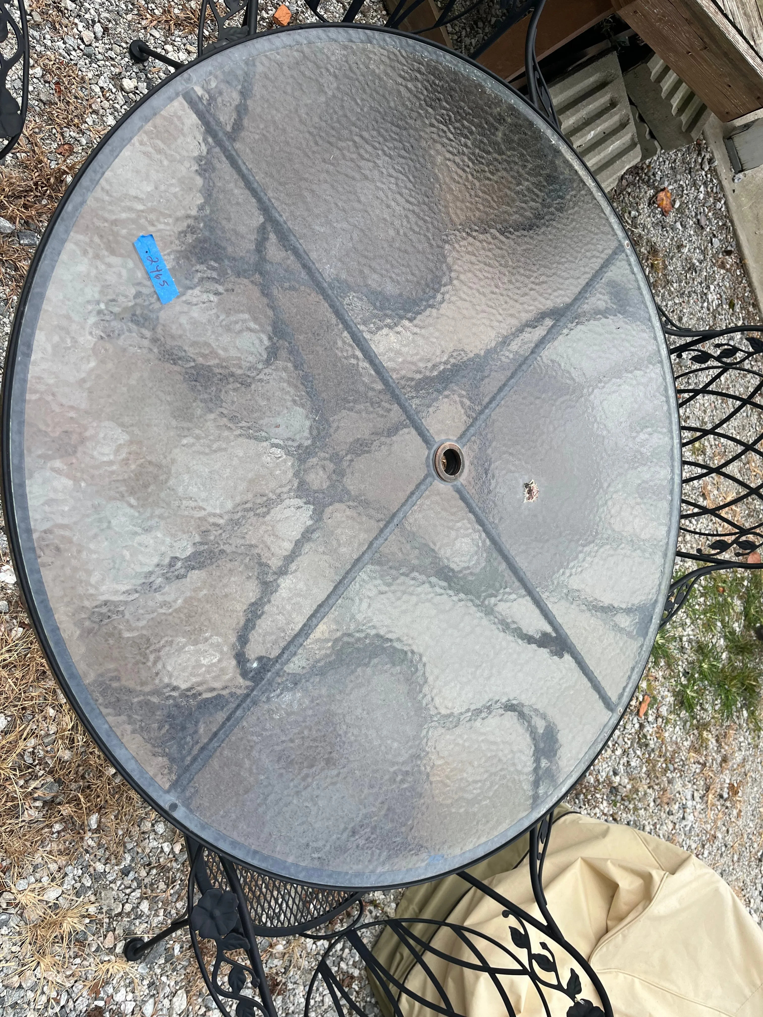 Patio Dining Table with 4 Chairs