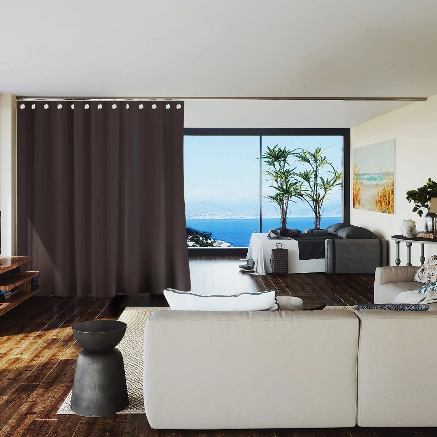 Room Divider Curtain, 7ft Tall X 4ft Wide