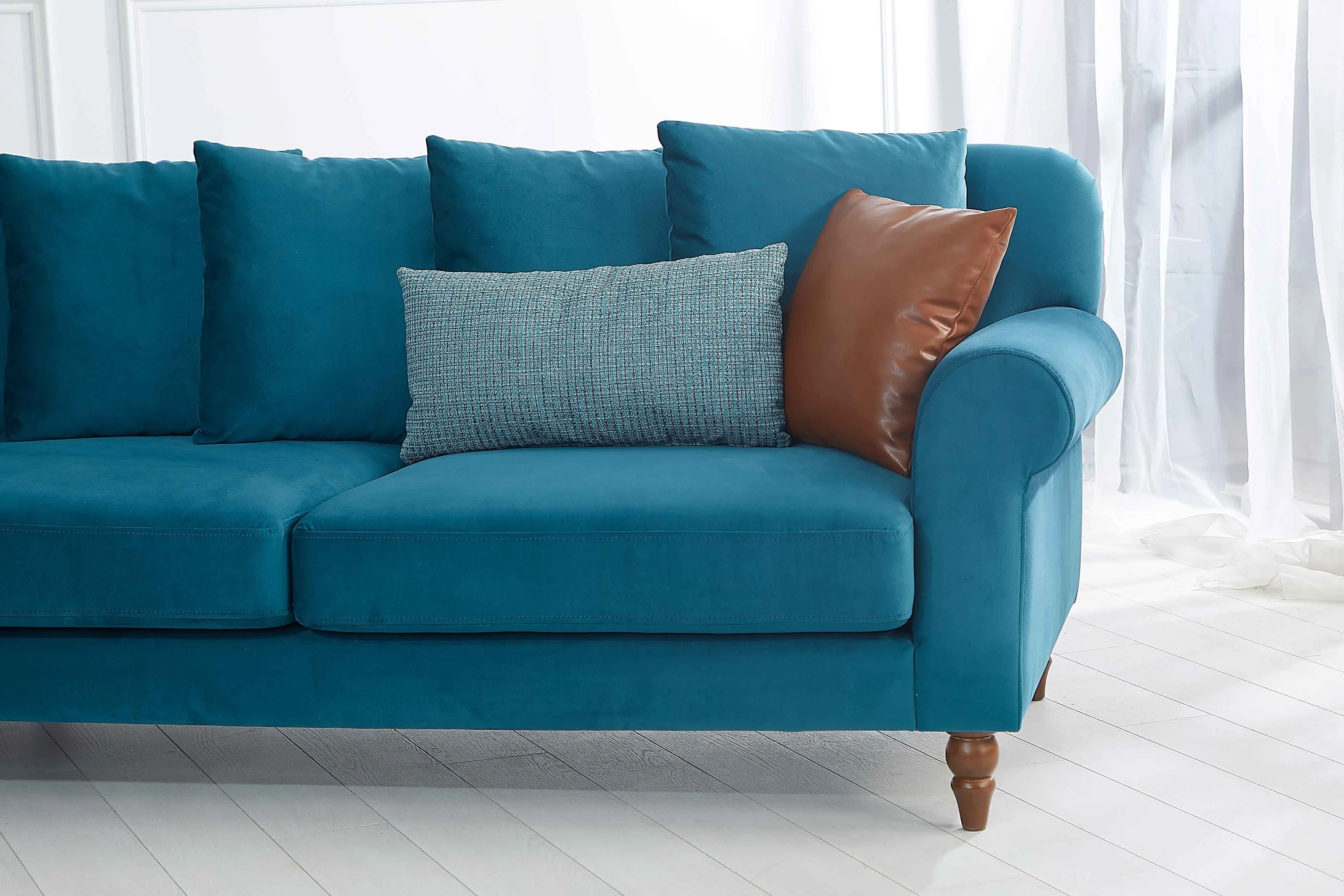 Rubeza Paula 1 Seater/Corner/2 Seater - Ocean Green