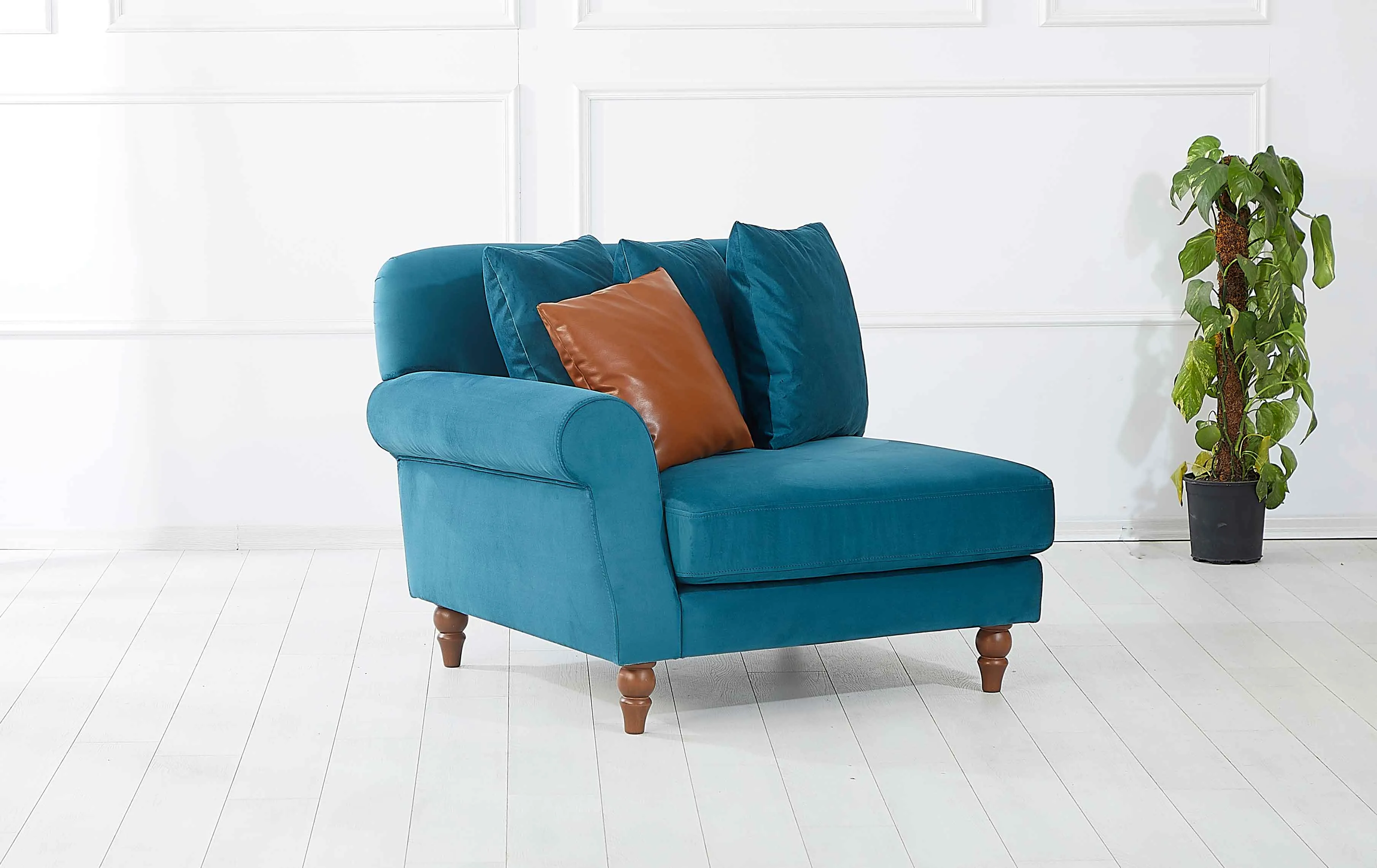 Rubeza Paula 1 Seater/Corner/2 Seater - Ocean Green