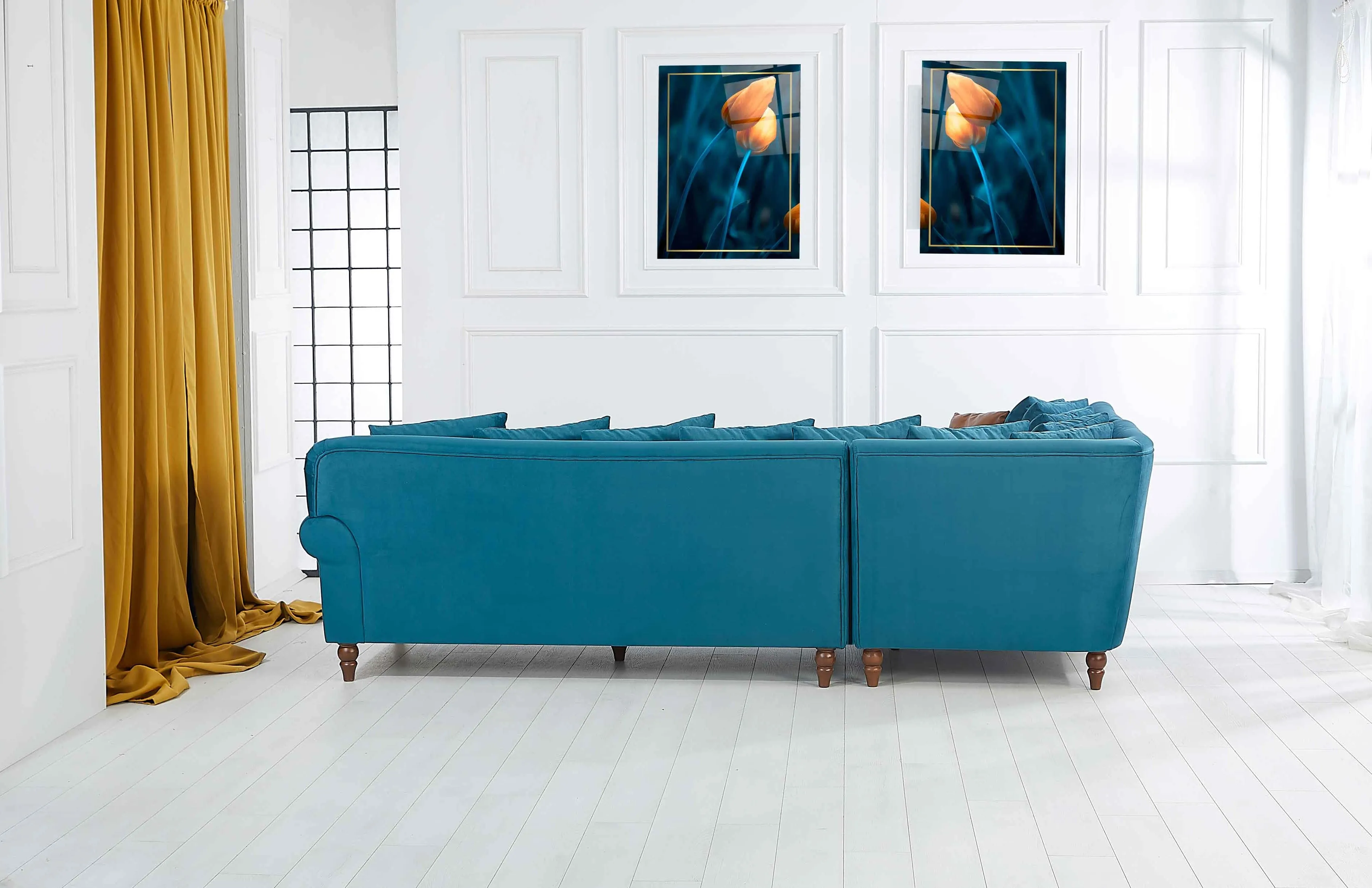 Rubeza Paula 1 Seater/Corner/2 Seater - Ocean Green