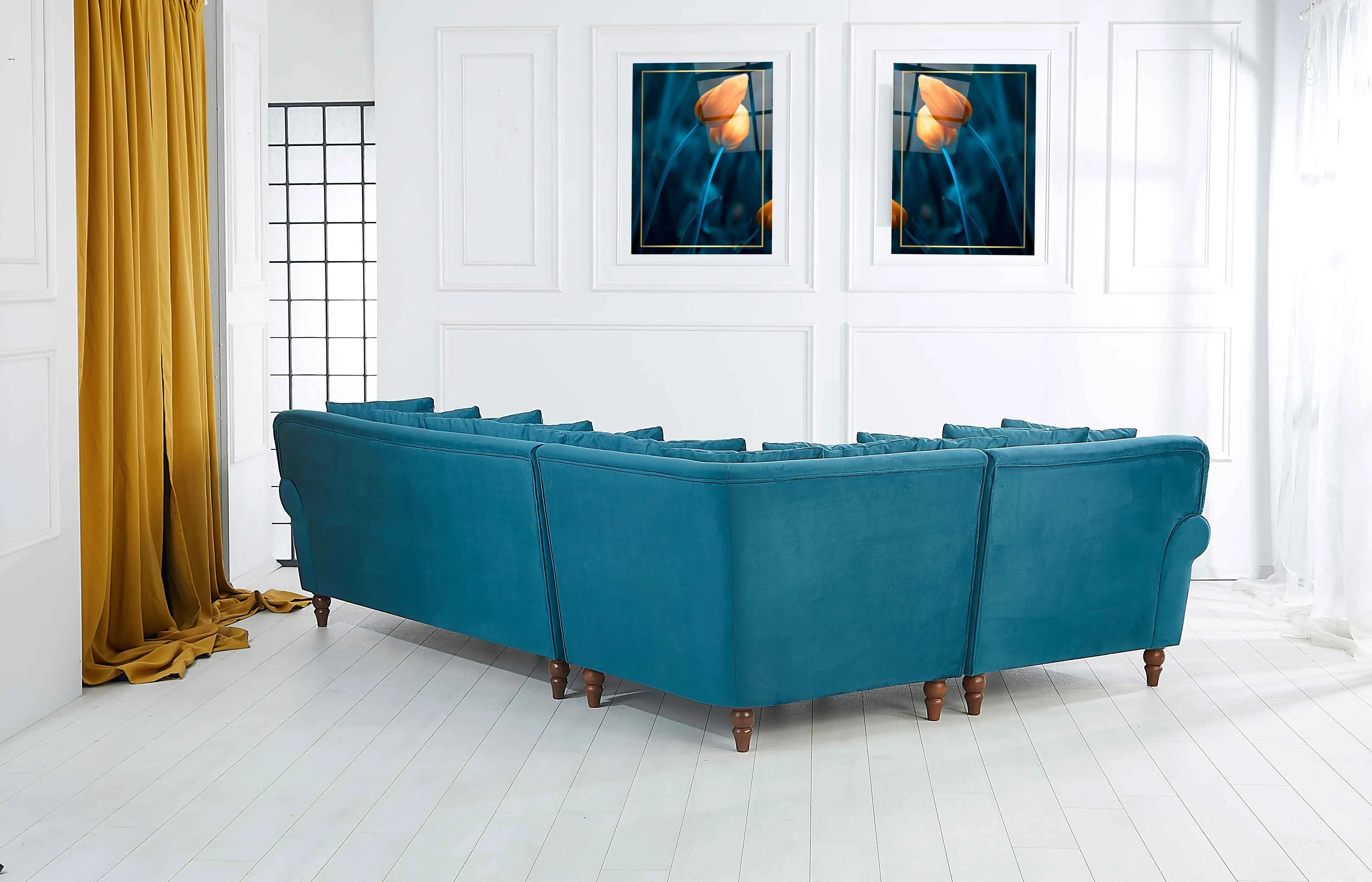 Rubeza Paula 1 Seater/Corner/2 Seater - Ocean Green