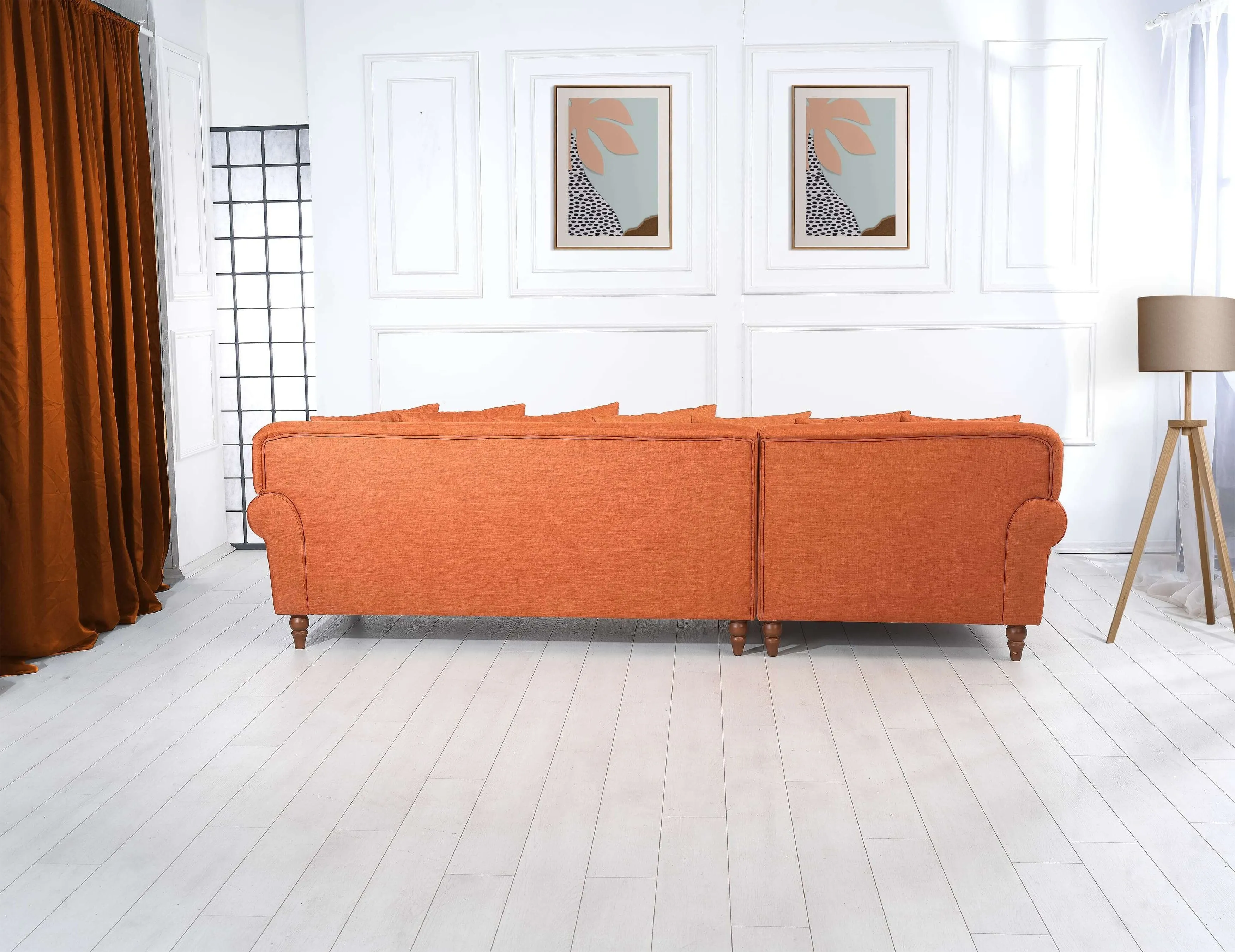 Rubeza Paula Chaise/2 Seater - Goldfish Orange