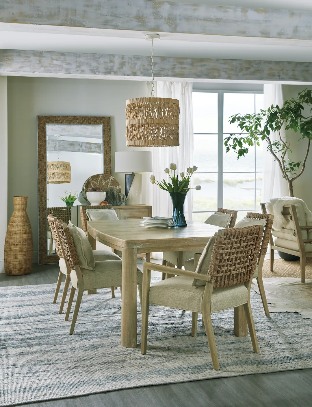 Surfrider Rectangle Dining Table w/1-18in leaf