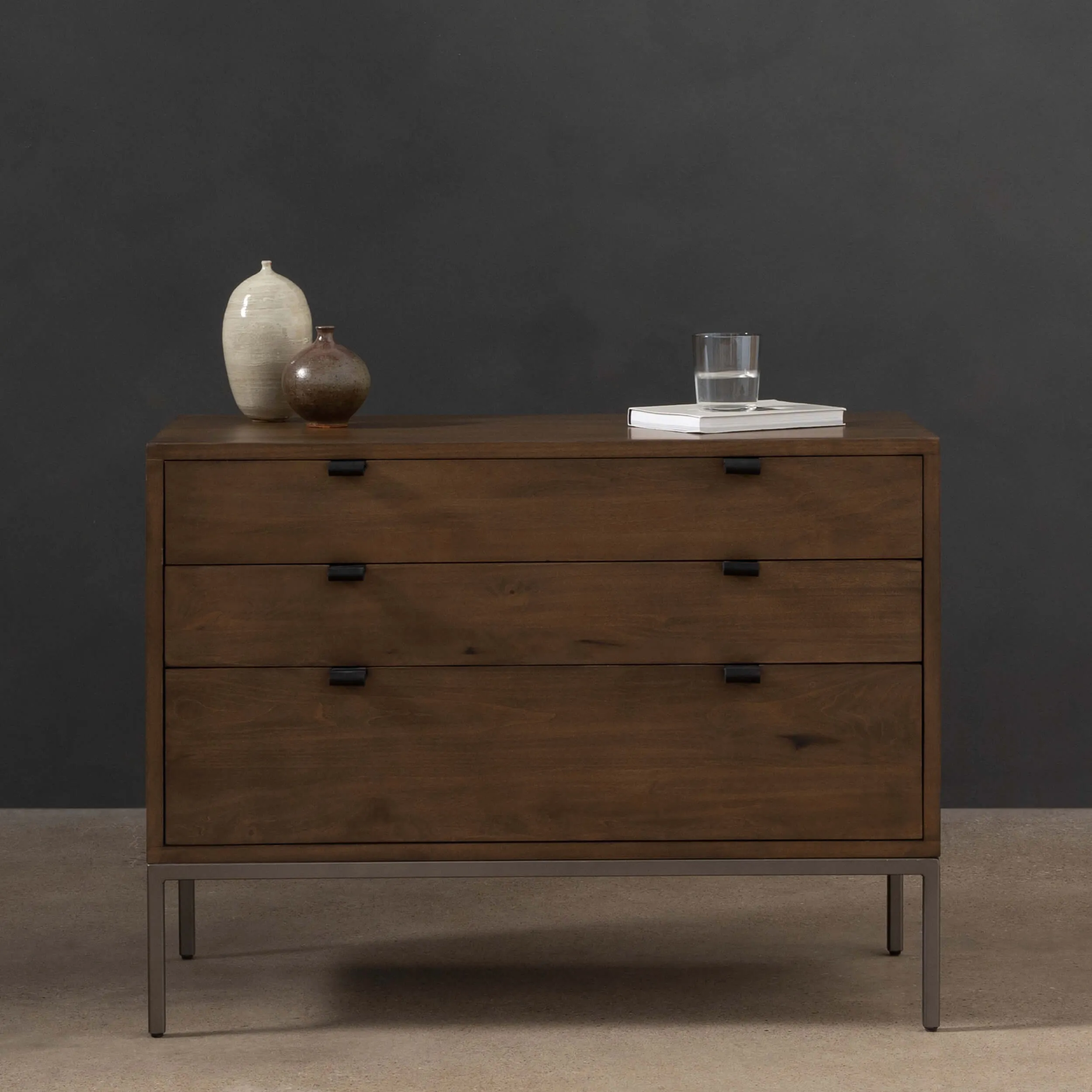 Trey Large Nightstand, Auburn Poplar