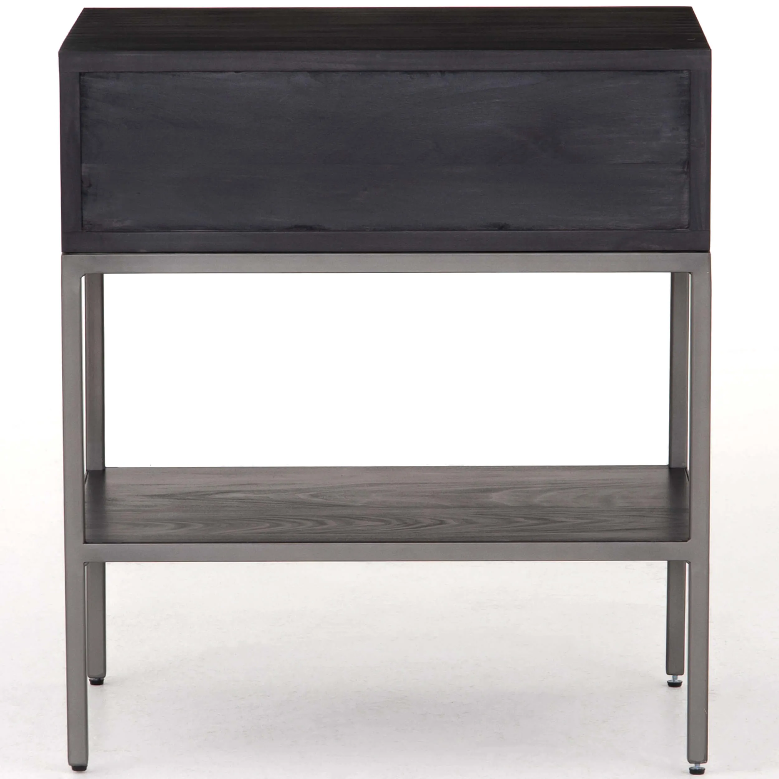 Trey Nightstand, Black Wash Poplar