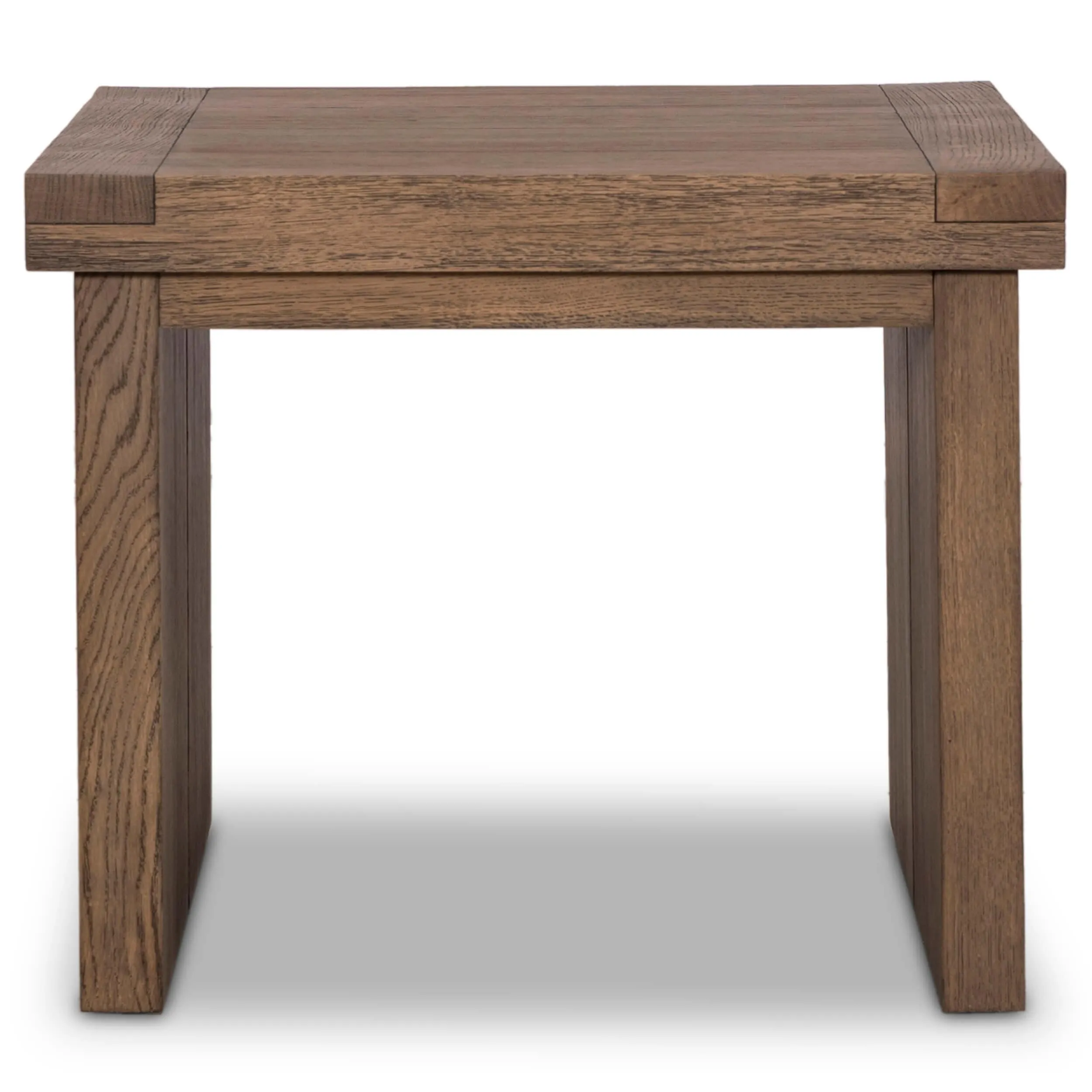 Warby End Table, Worn Oak
